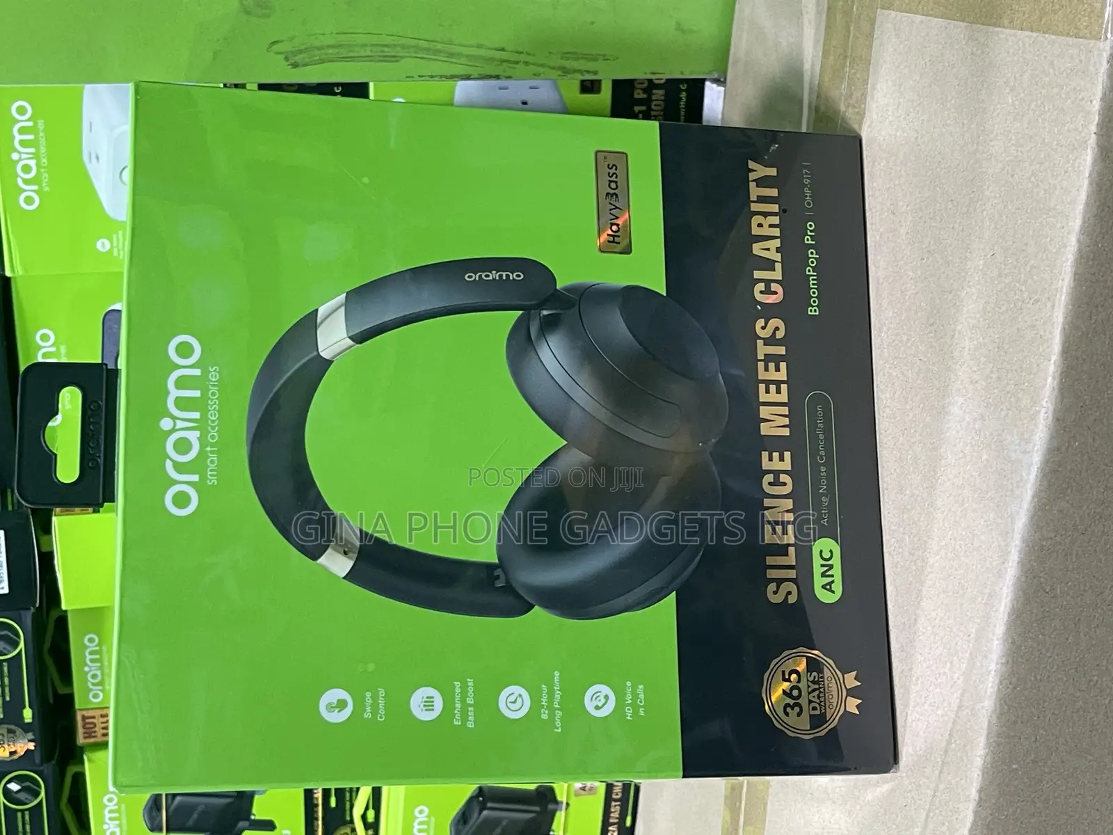 Headphone (Oraimo Boompop Pro Noise Canceling Headphone)
