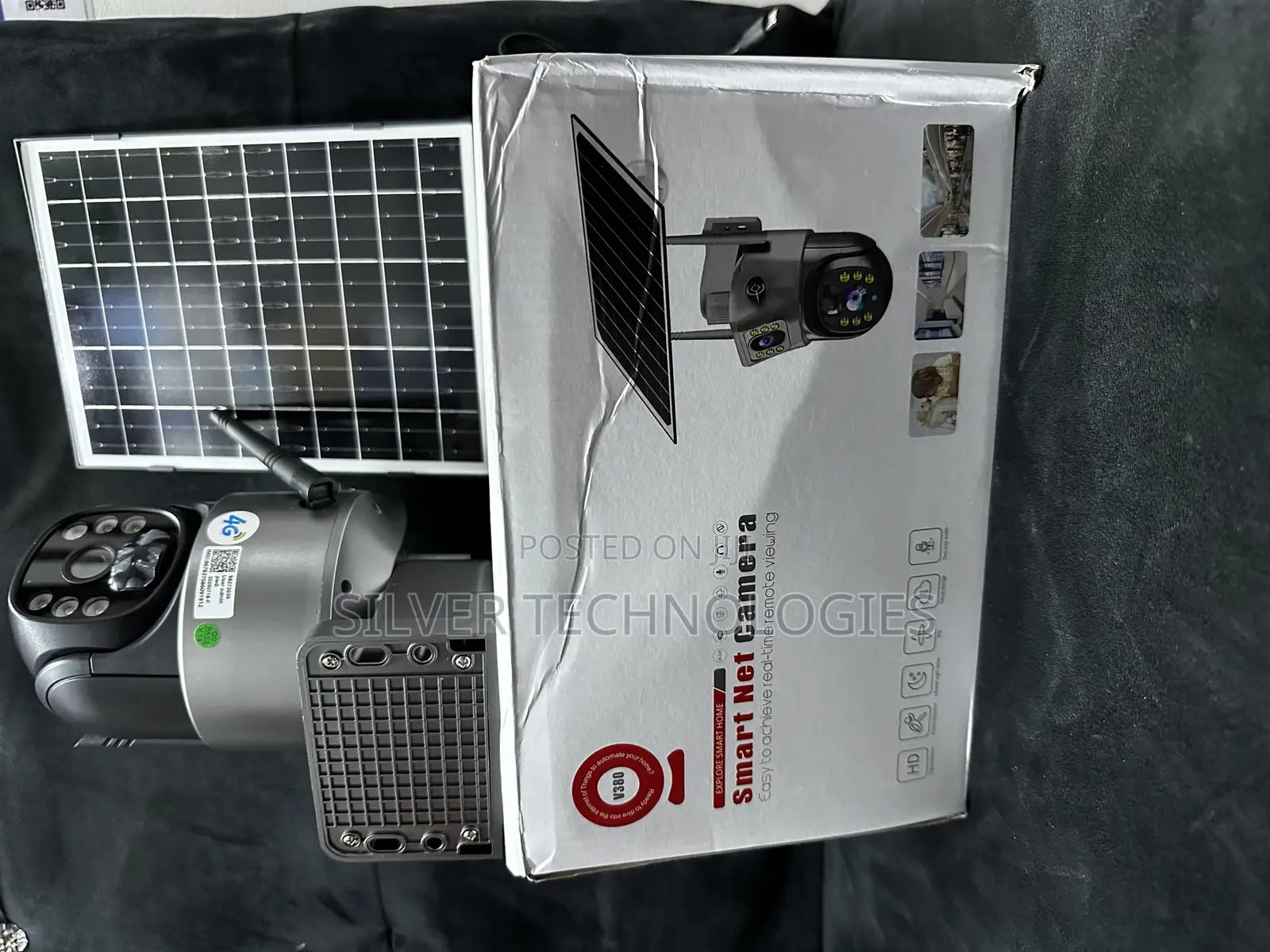 V380 Single Lens 4g Solar Camera