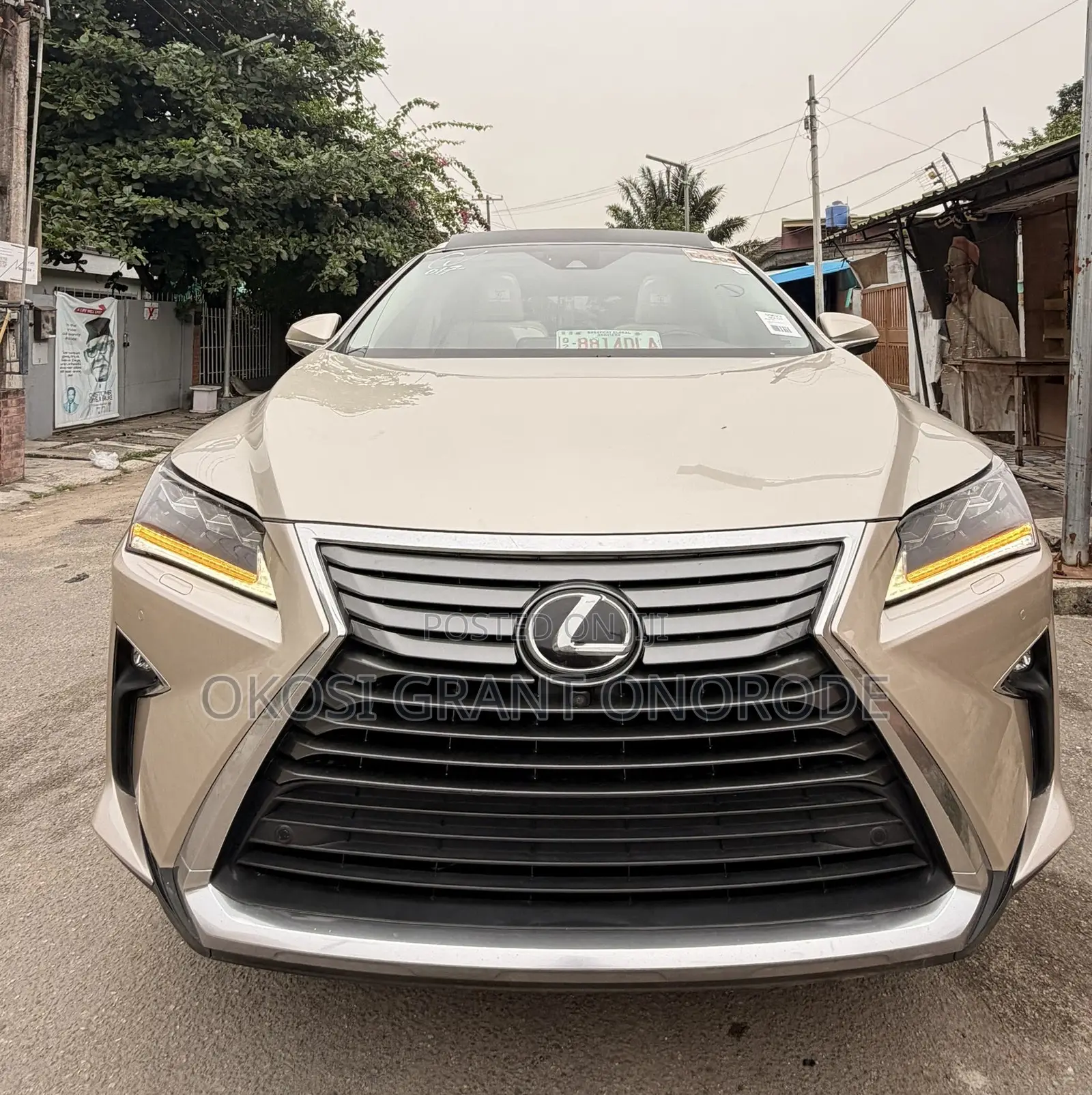 Lexus RX 350 AWD 2017 Gold