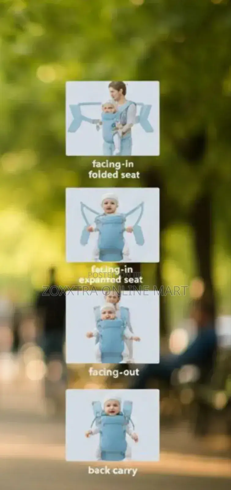 4in1 Convertible Baby Carrier