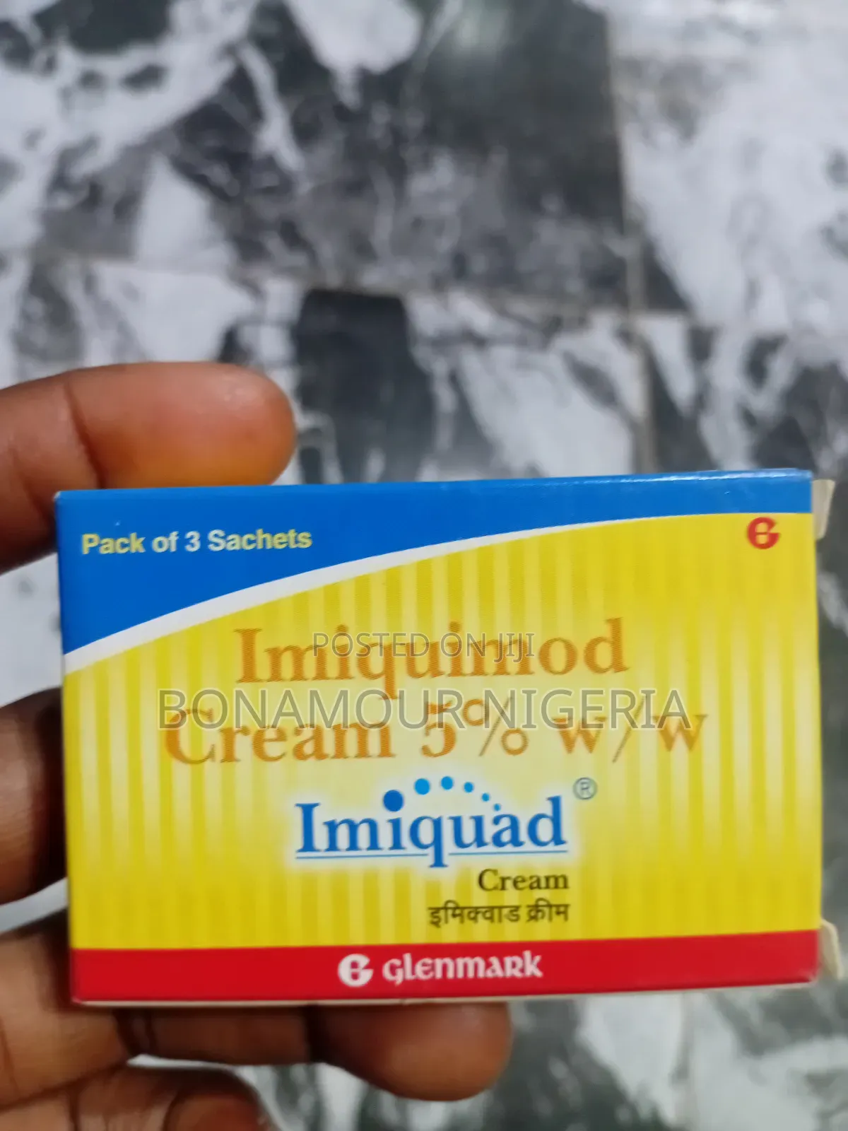 Glenmark Imiquimod Cream 5% W/W X3 Sachets