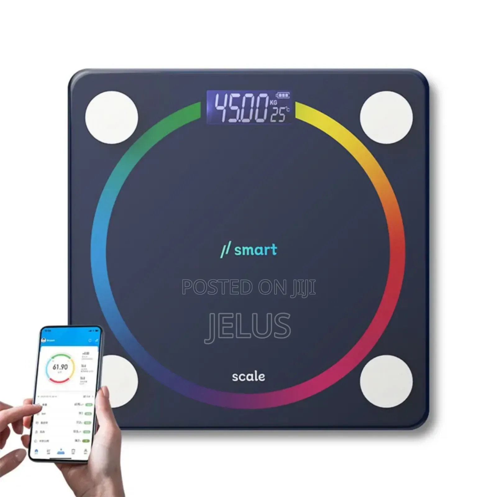 Smart Body Fat, Water, Bone Mass, Bmi Etc. Bluetooth Personal Scale