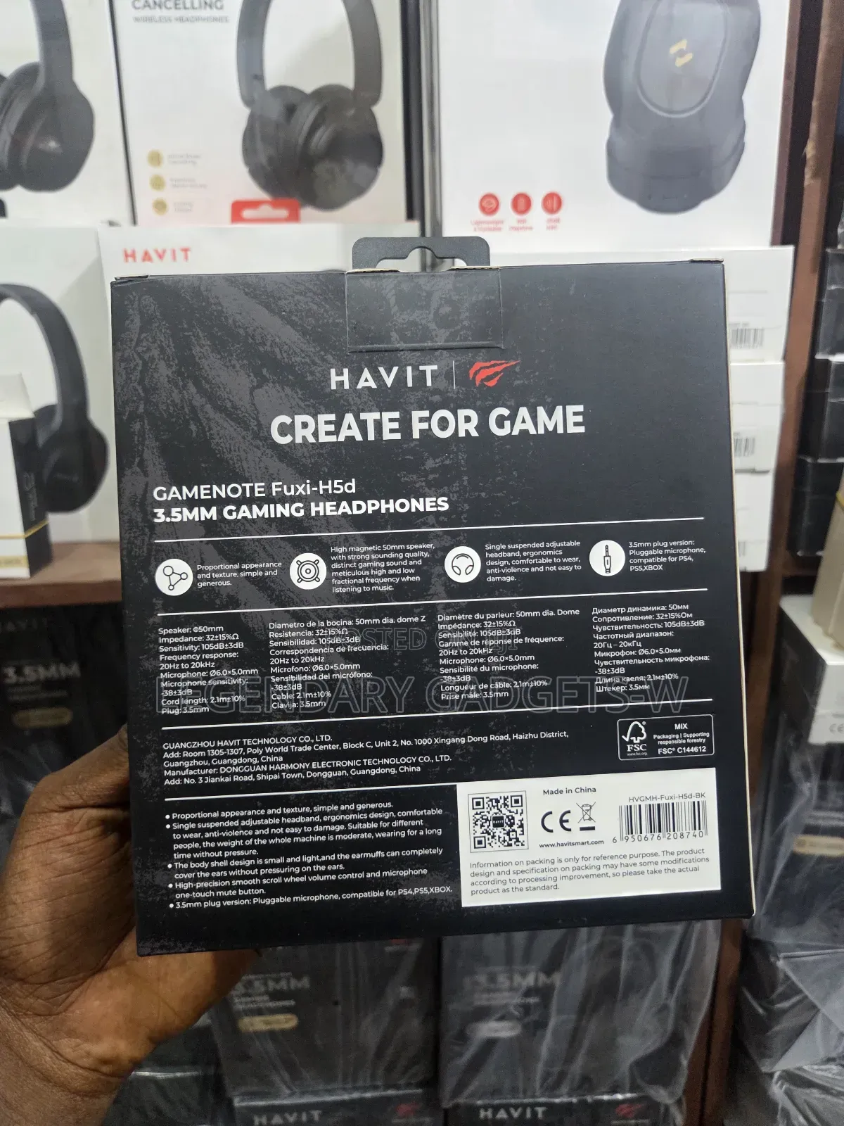 Havit Gamenote Fuxi-h5d Gaming Headphone