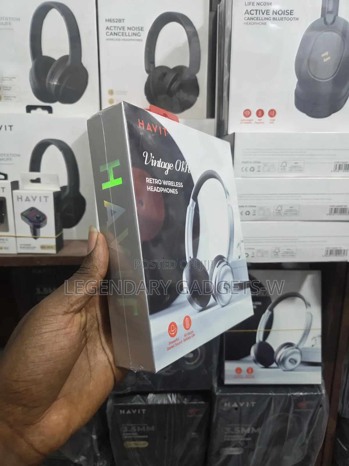 Brand New Havit Vintage 01h Retro Wireless Headphone