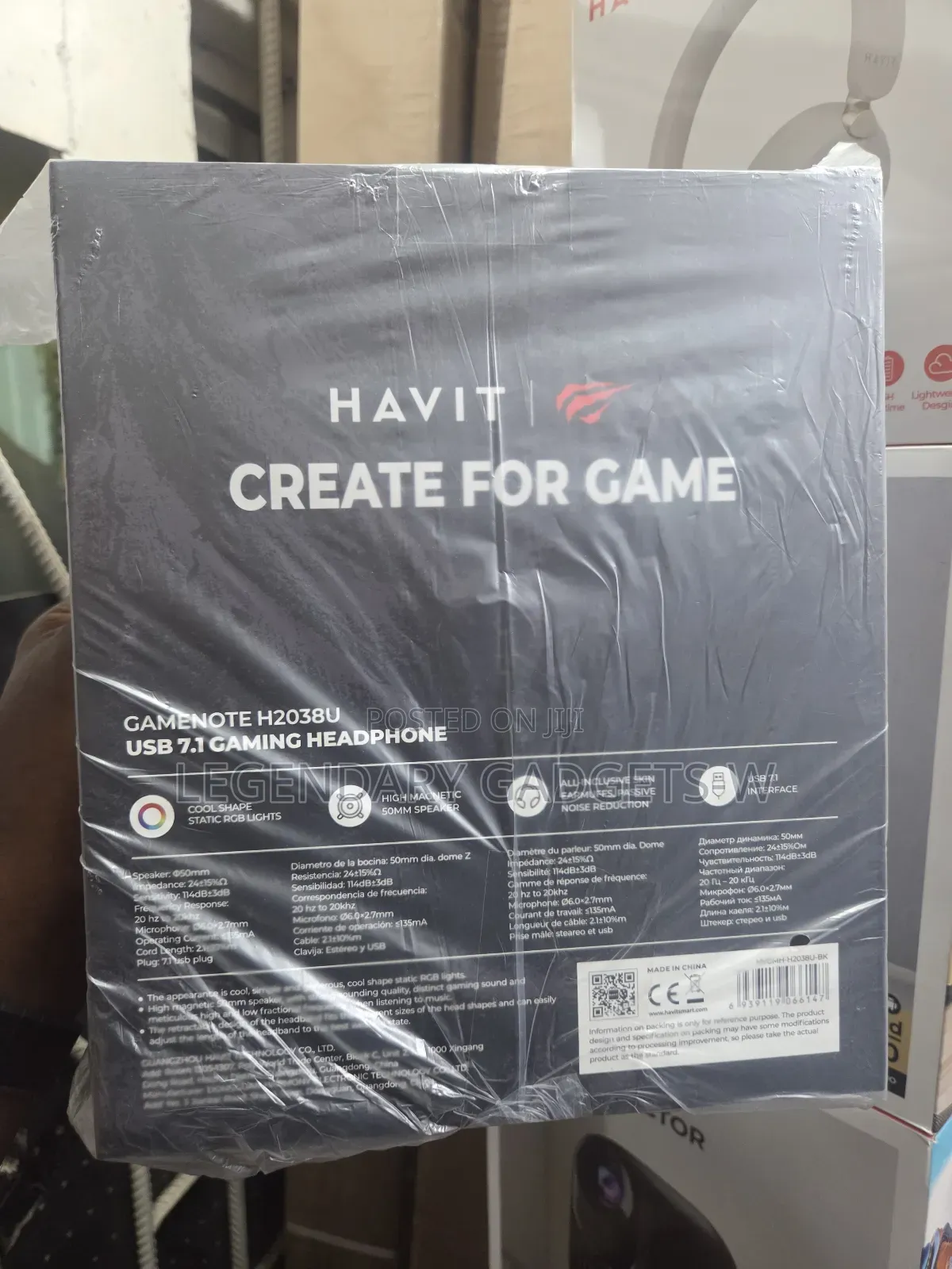 Brand New Havit Gamenote H2038u Gaming Headphone
