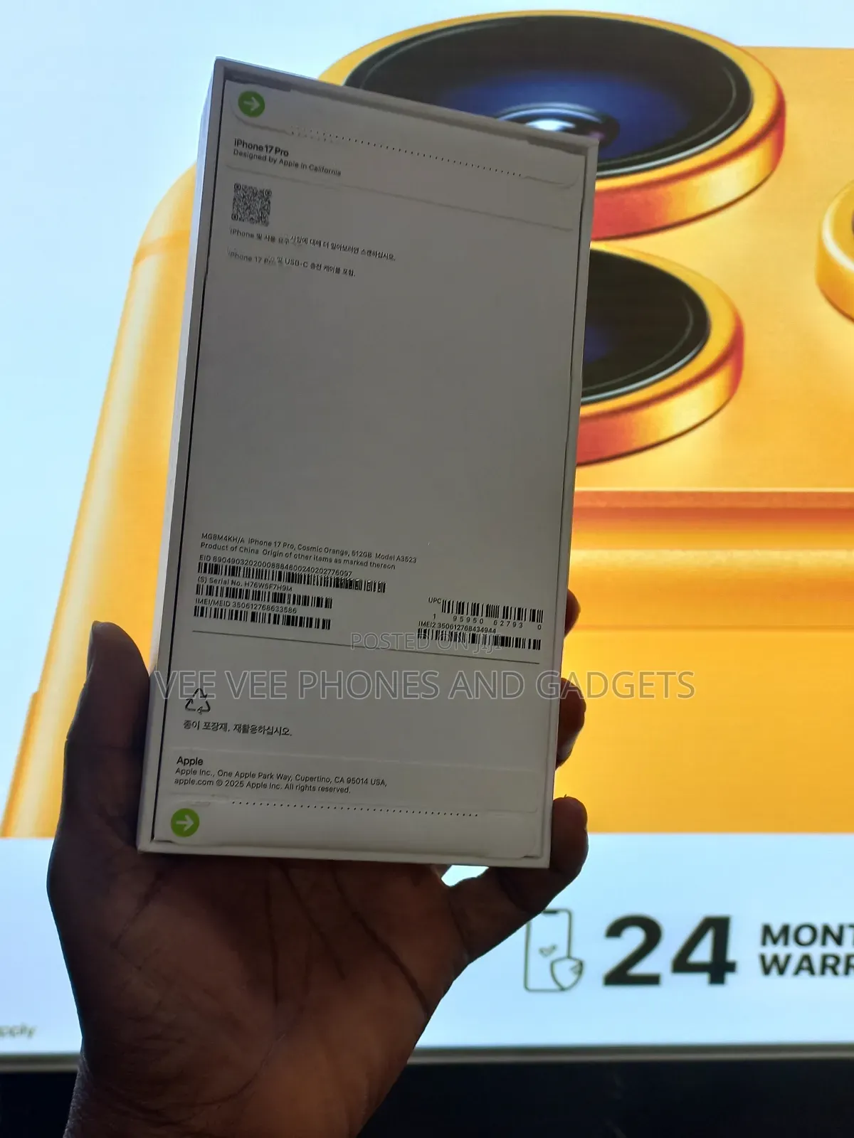 New Apple iPhone 17 Pro 512 GB Orange
