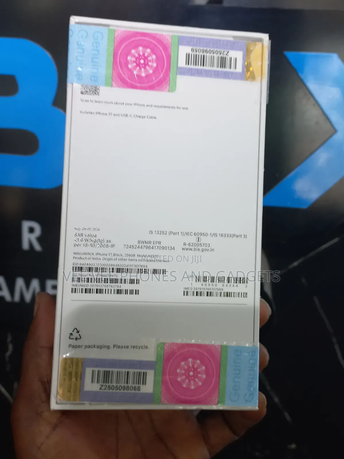 New Apple iPhone 17 256 GB Black
