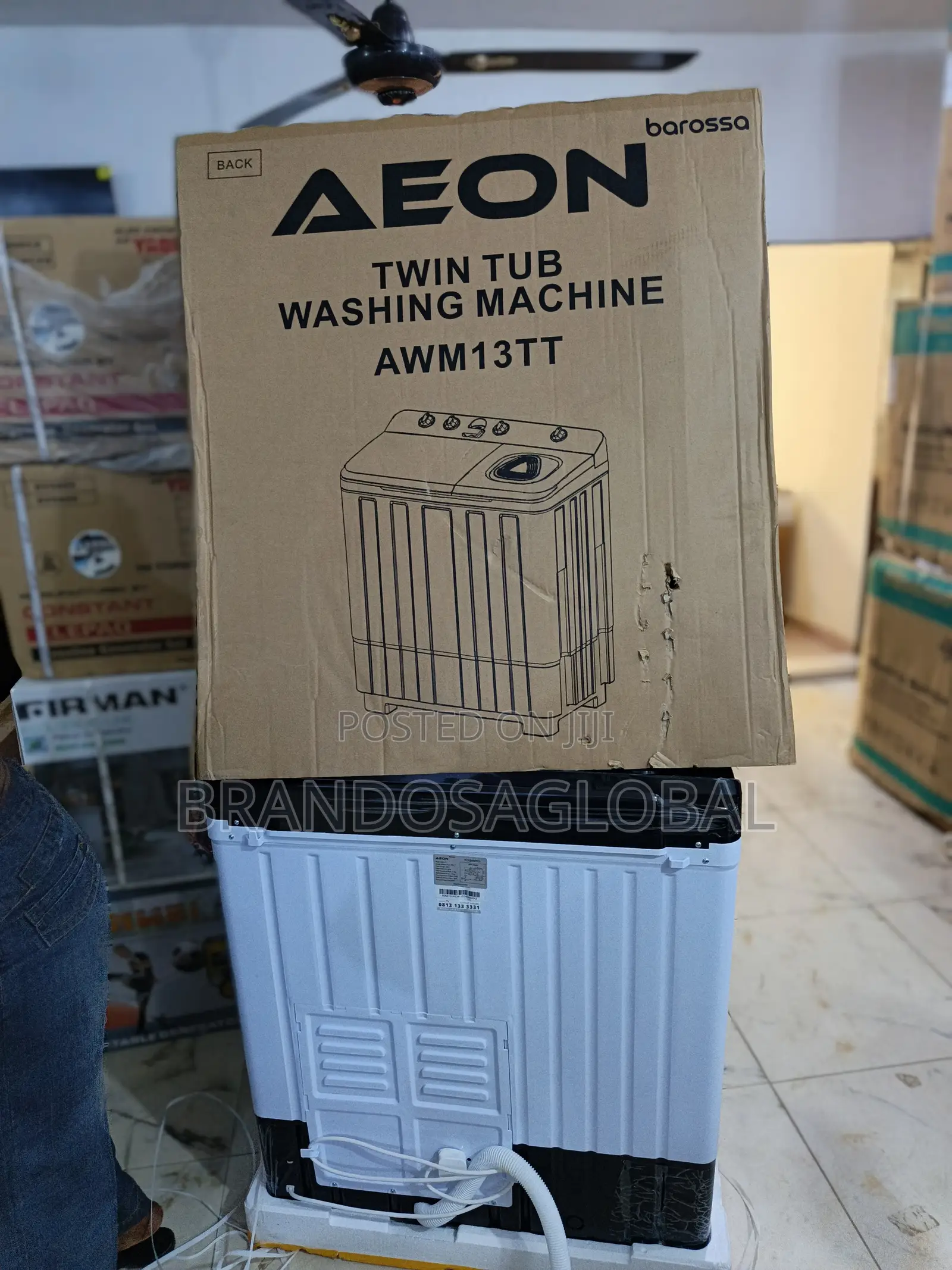 High-Capacity Aeon 13kg Twin Tub Washer Awm 13tt