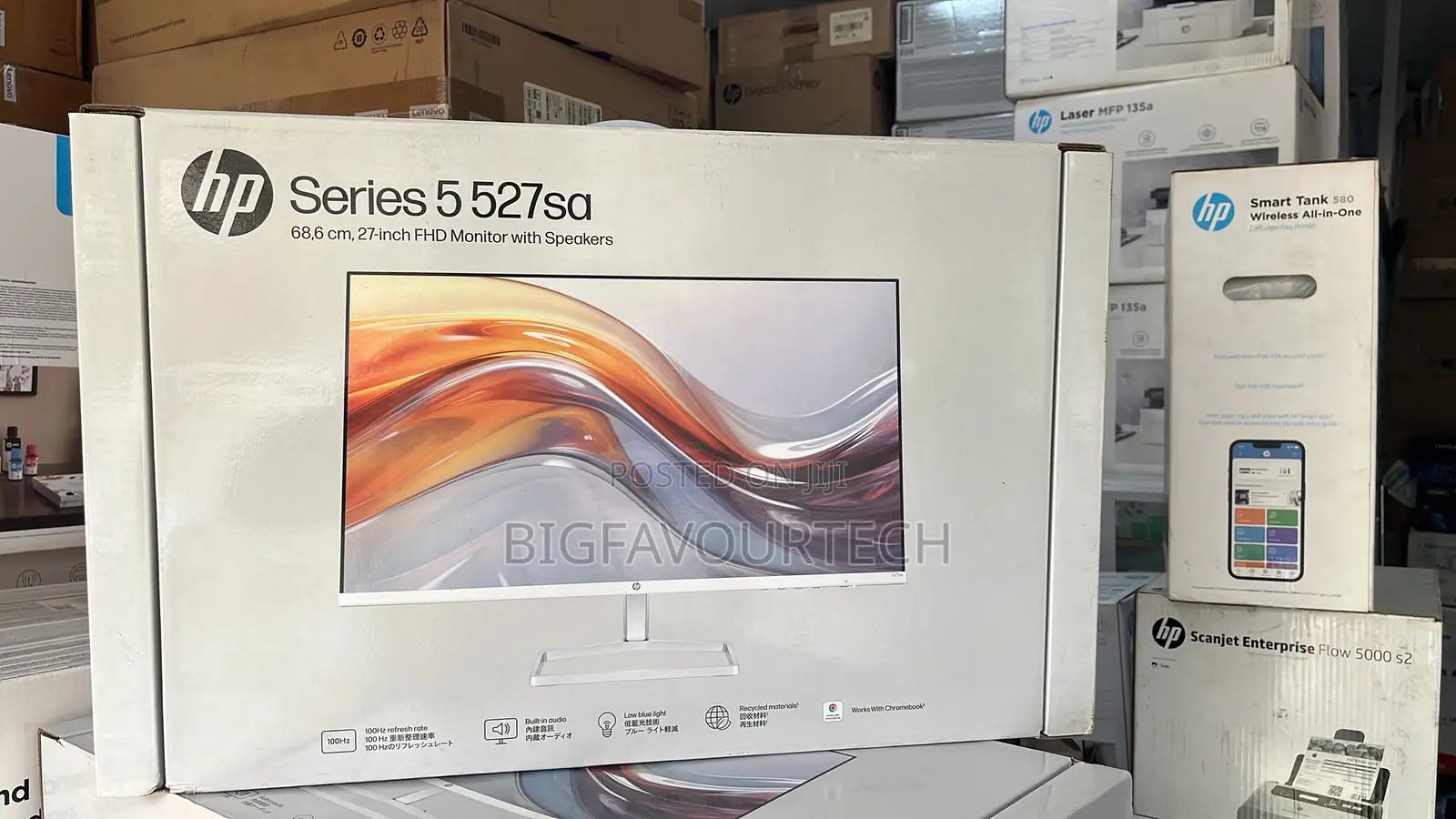 Hp Series 5 27 Inch FHD Monitor With Speakers - 527sa (94f48aa)