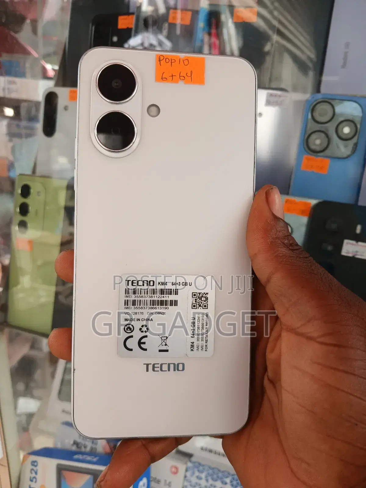 Tecno Pop 10 64 GB White