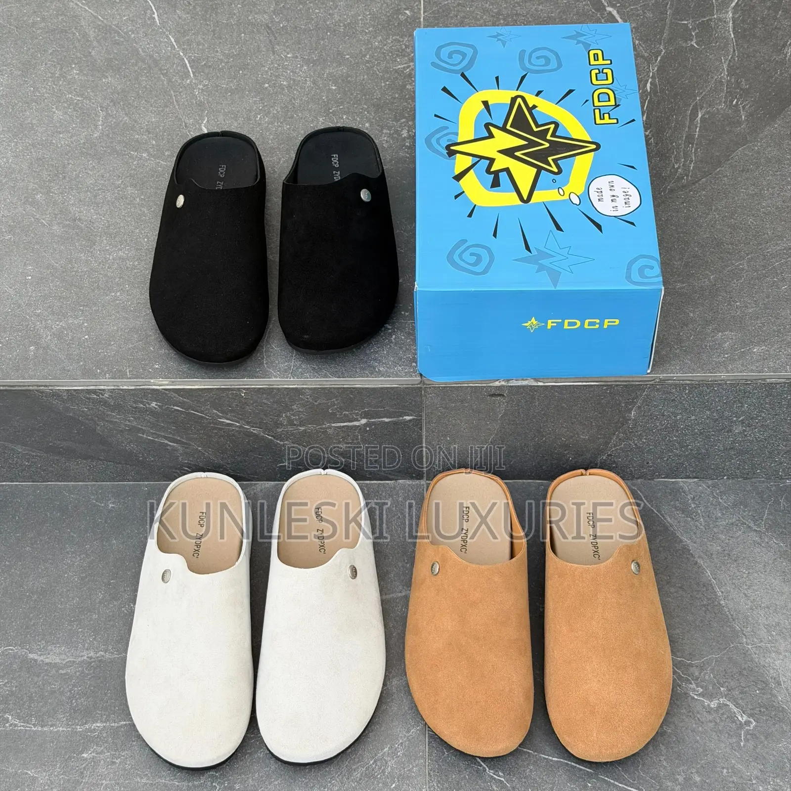 Original Fdcp Suede Clogs Collection