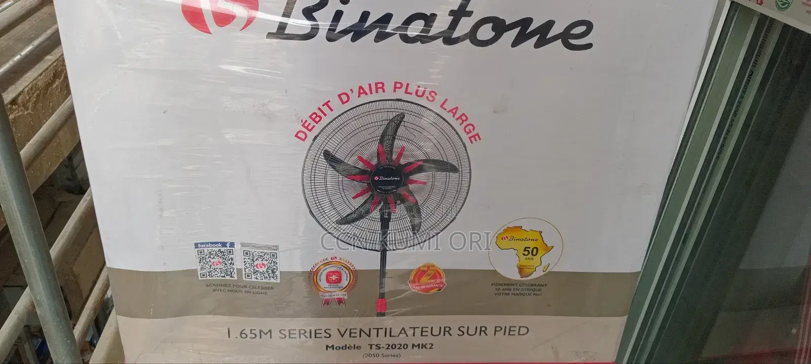 Binatone 20-Inch Standing Fan . 2 Years Warranty