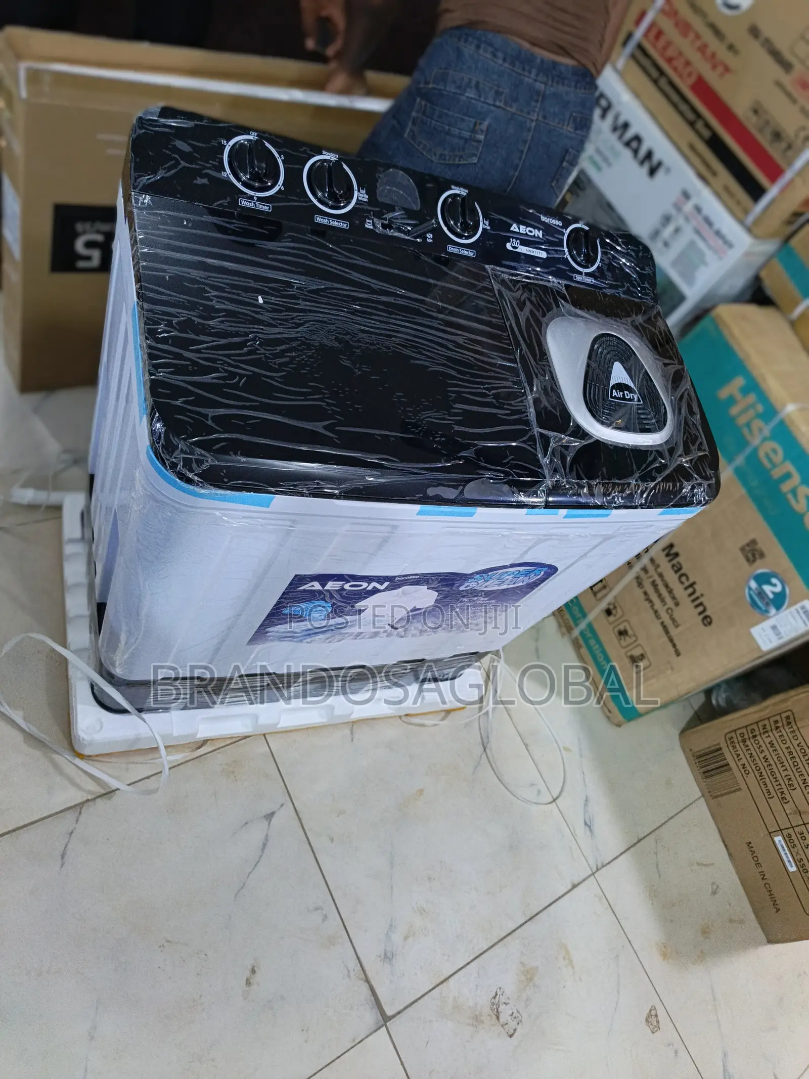 Time-Saving Aeon 13kg Twin Tub Washing Machine Awm 13tt