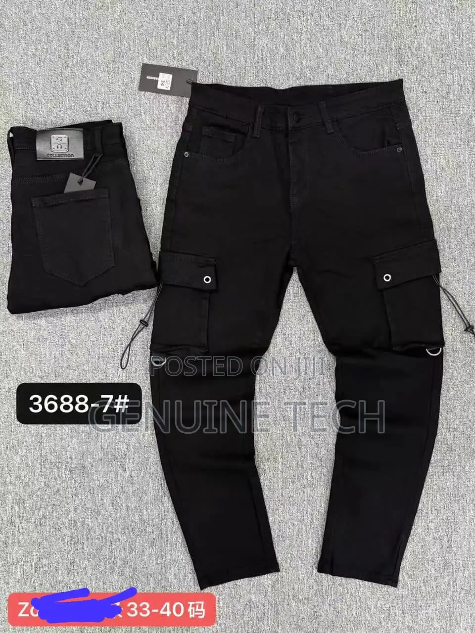 Quality Black Straight Jeans