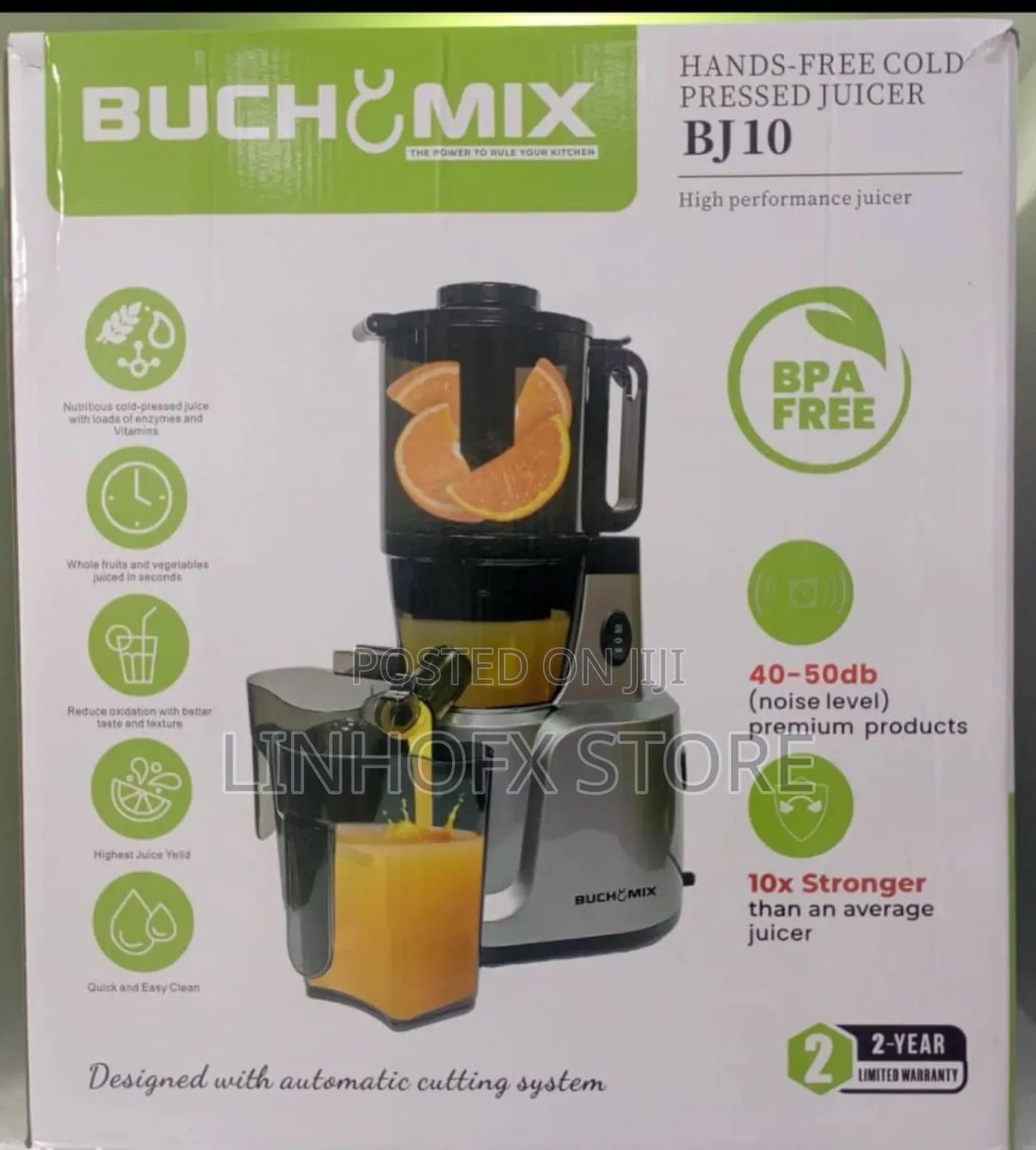 Buchymix Hand Free Cold Pressed Juicer
