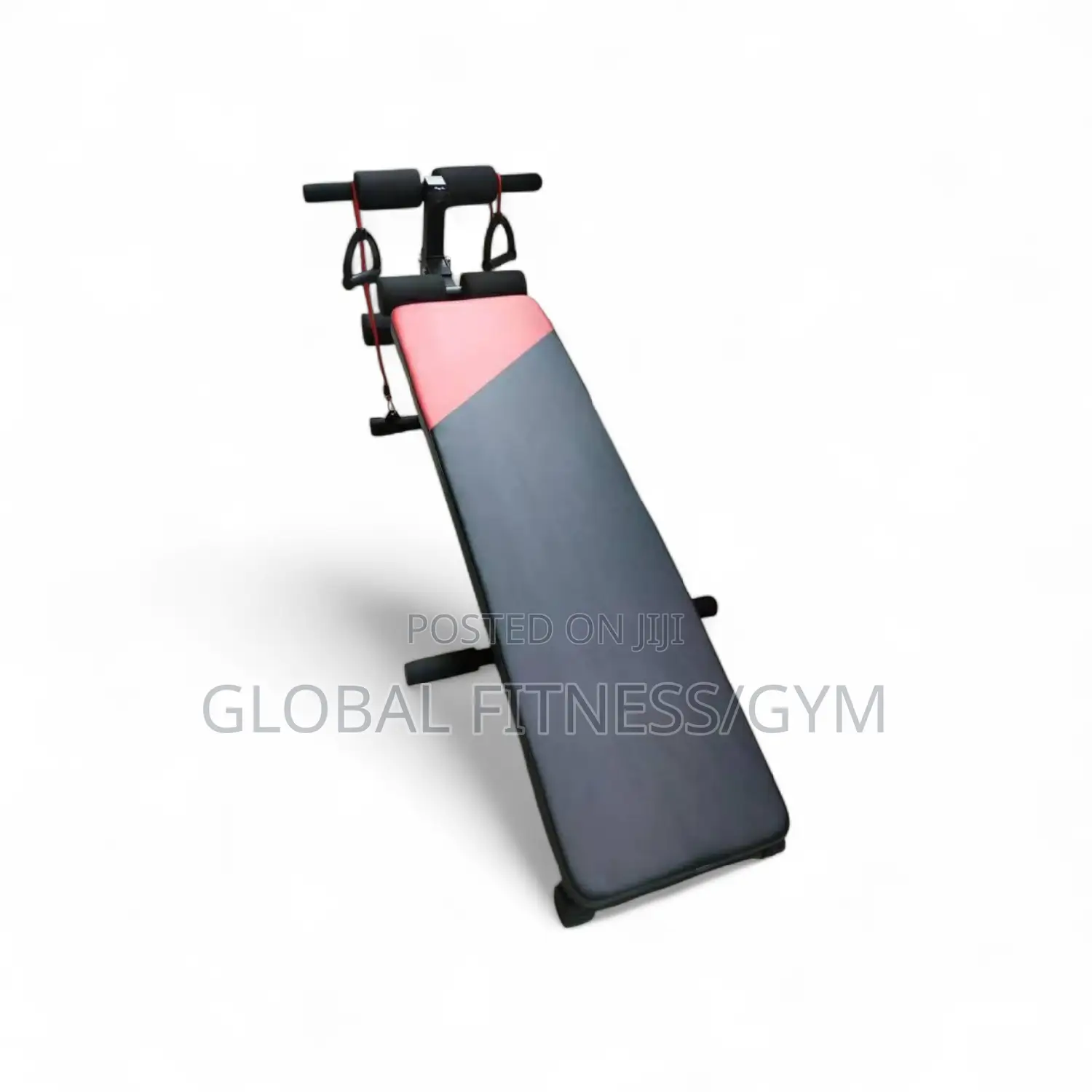 Tummy Trimmer Sit-Up Bench With Rope