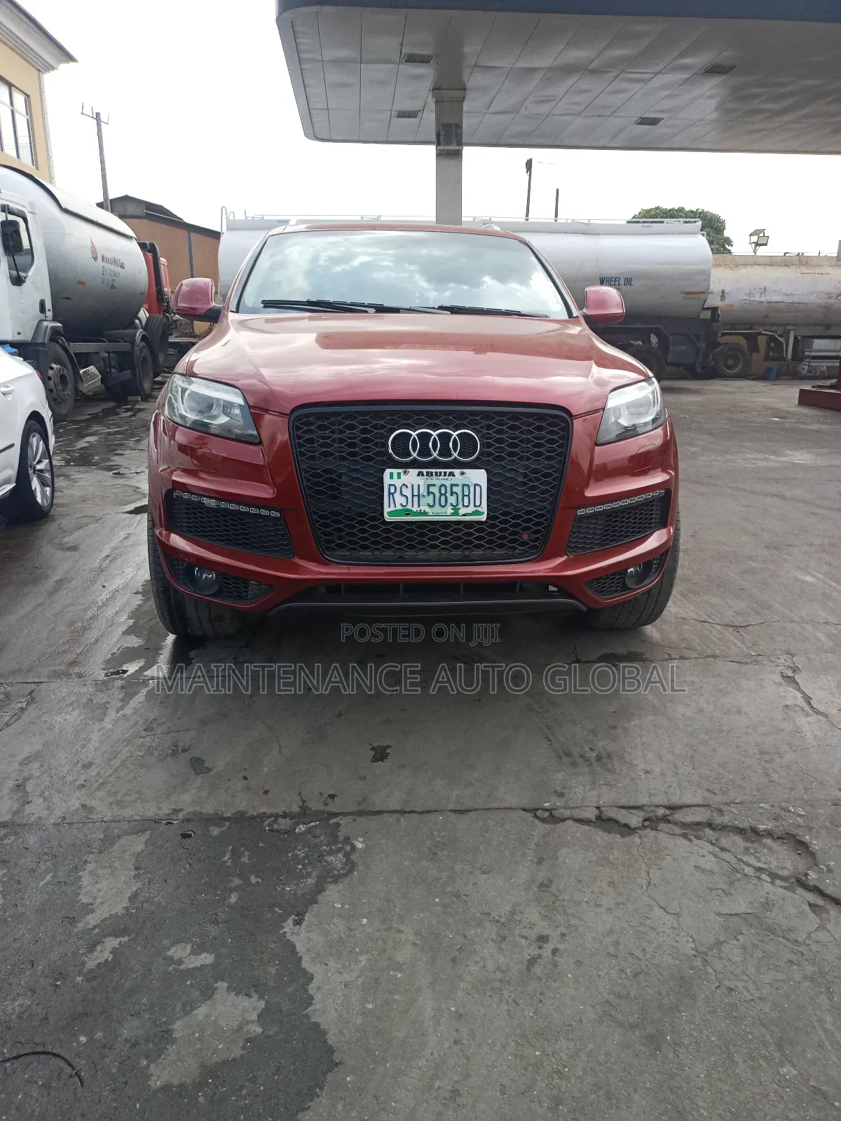 Audi Q7 3.0T Premium quattro 4dr SUV AWD (3.0L 6cyl S/C 8A) 2014 Red