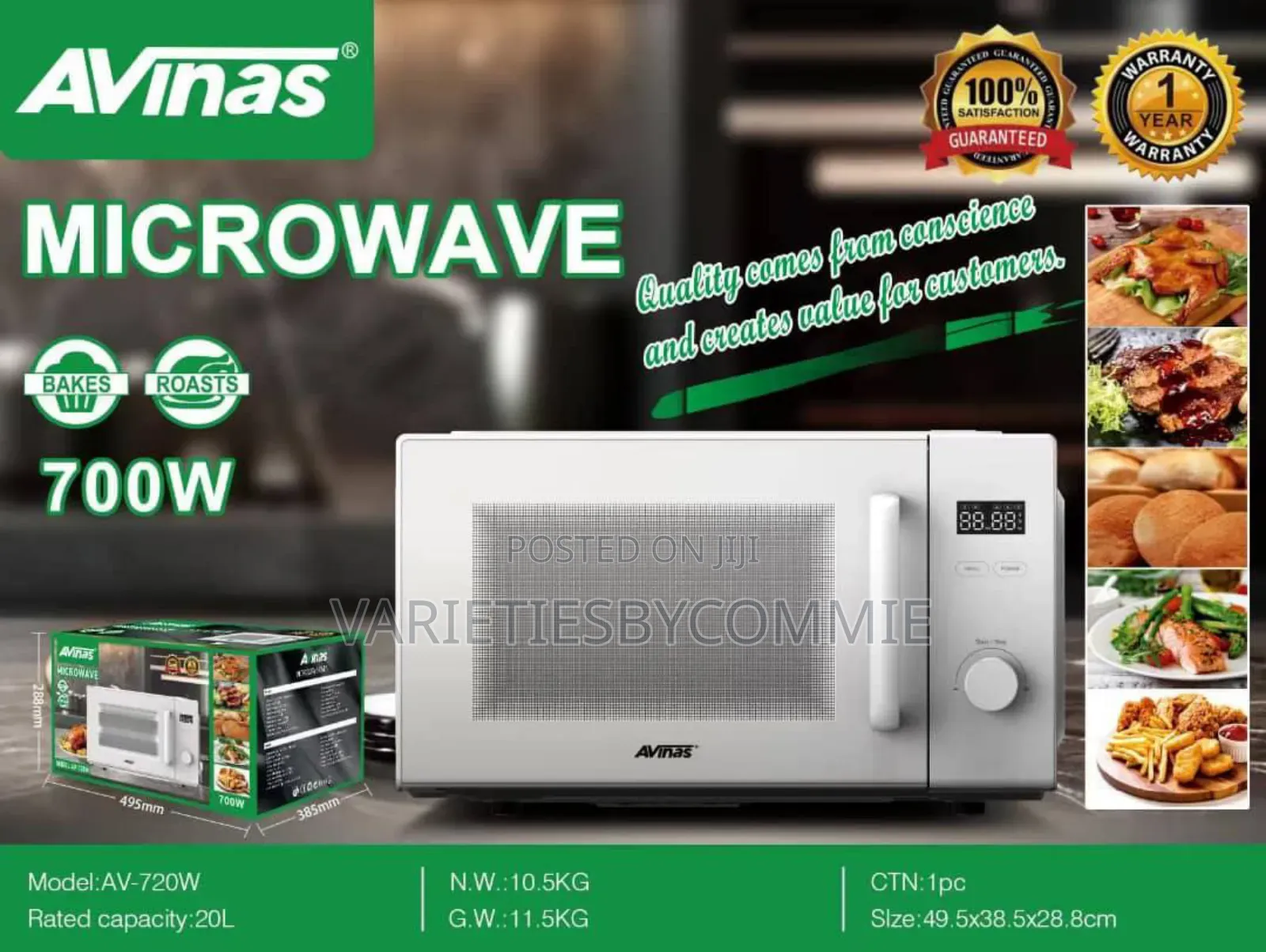 Avinas High Quality 700w Microwave (20l)