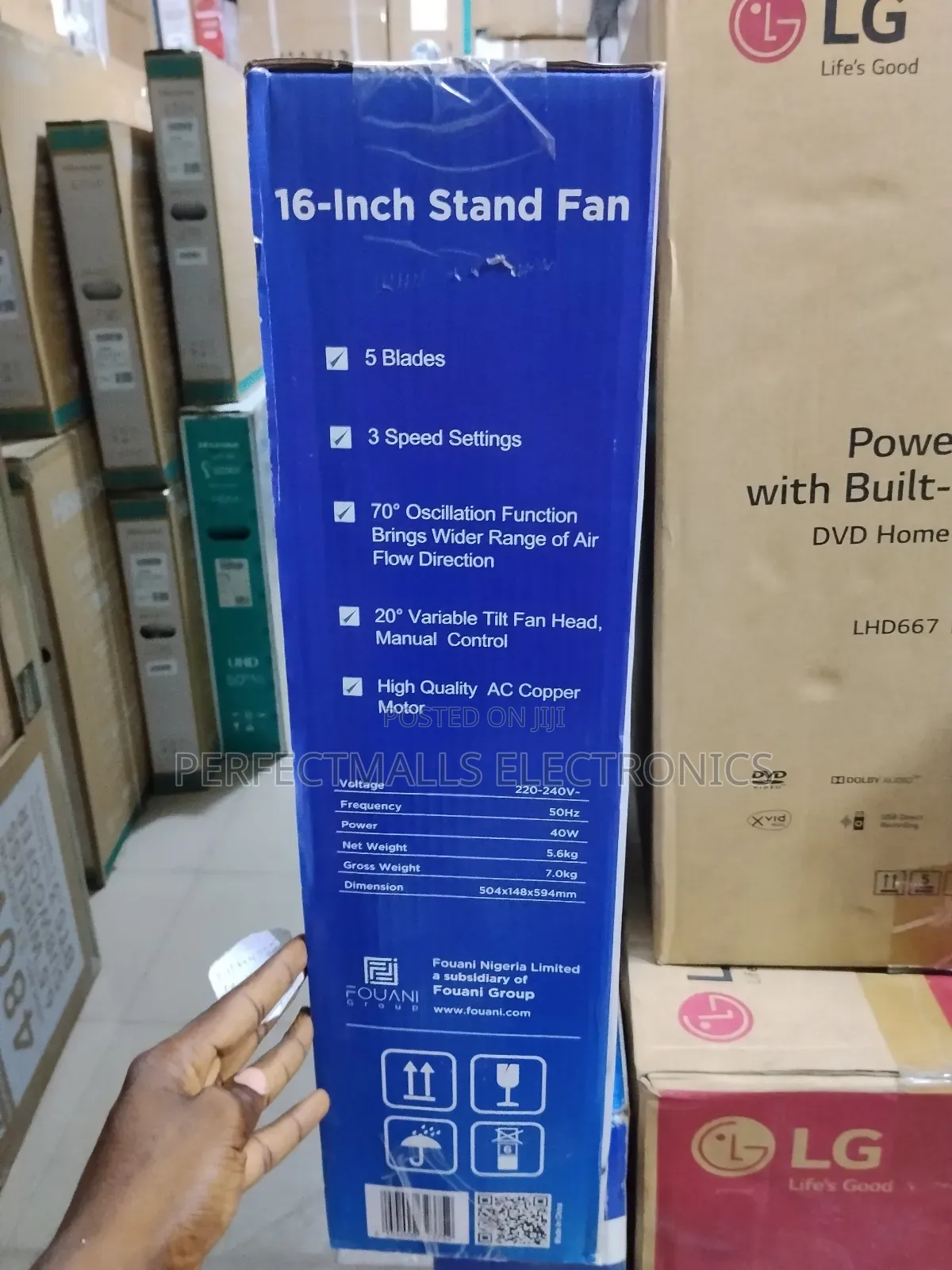 Maxi 16 Inches Standing Fan Fs40-25j