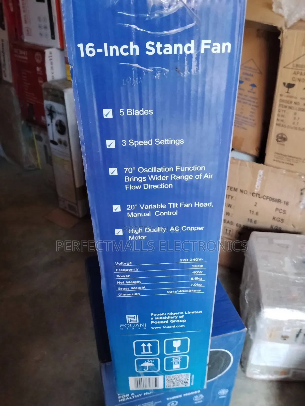 Maxi 16 Inches Standing Fan Fs40-25j