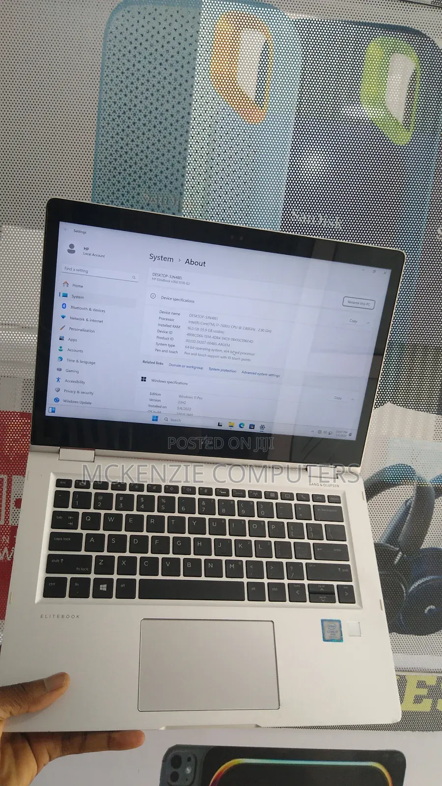 Laptop HP EliteBook X360 1030 G2 16GB Intel Core I7 SSD 256GB
