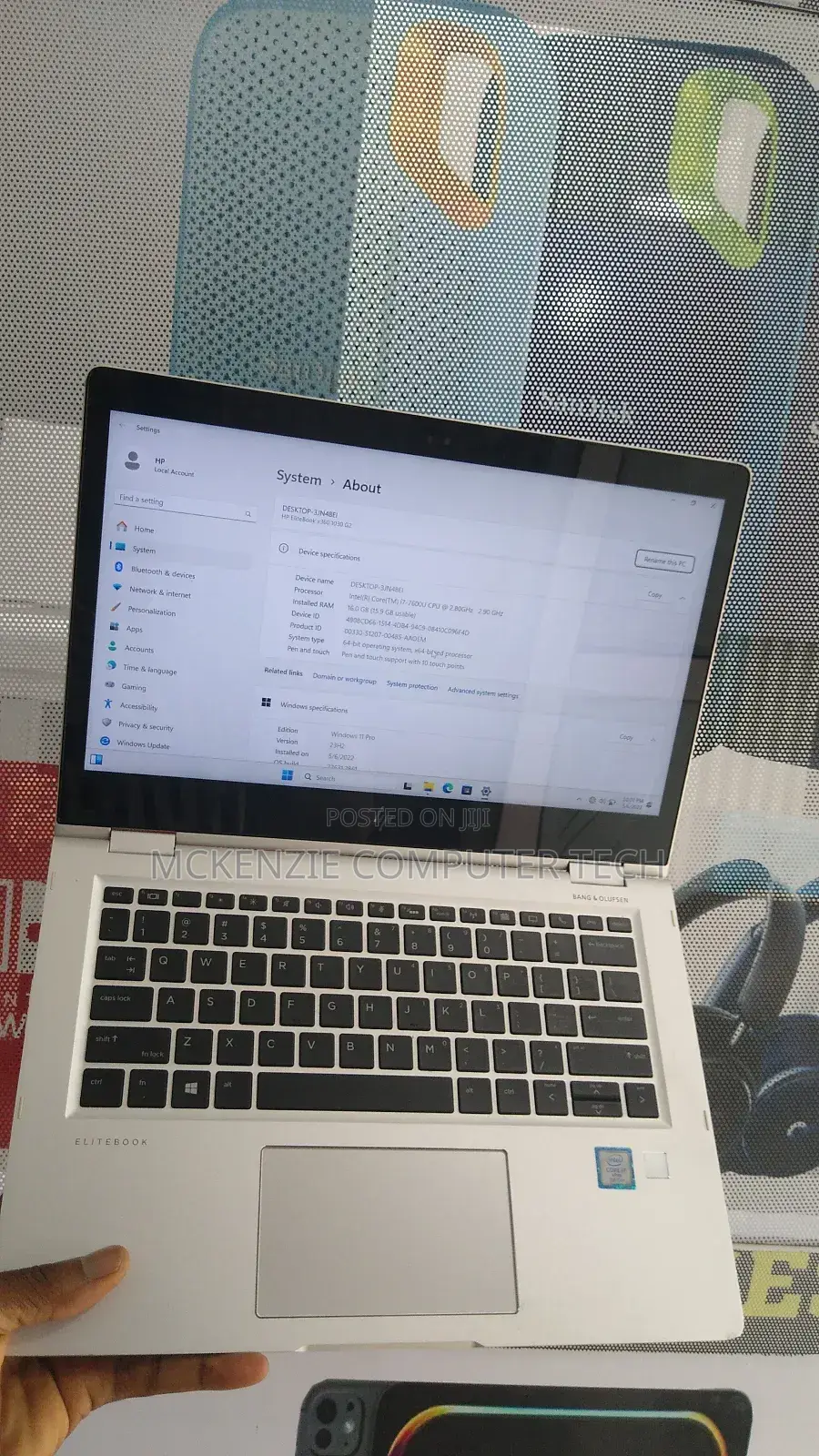 Laptop HP EliteBook X360 1030 G2 16GB Intel Core I7 SSD 256GB