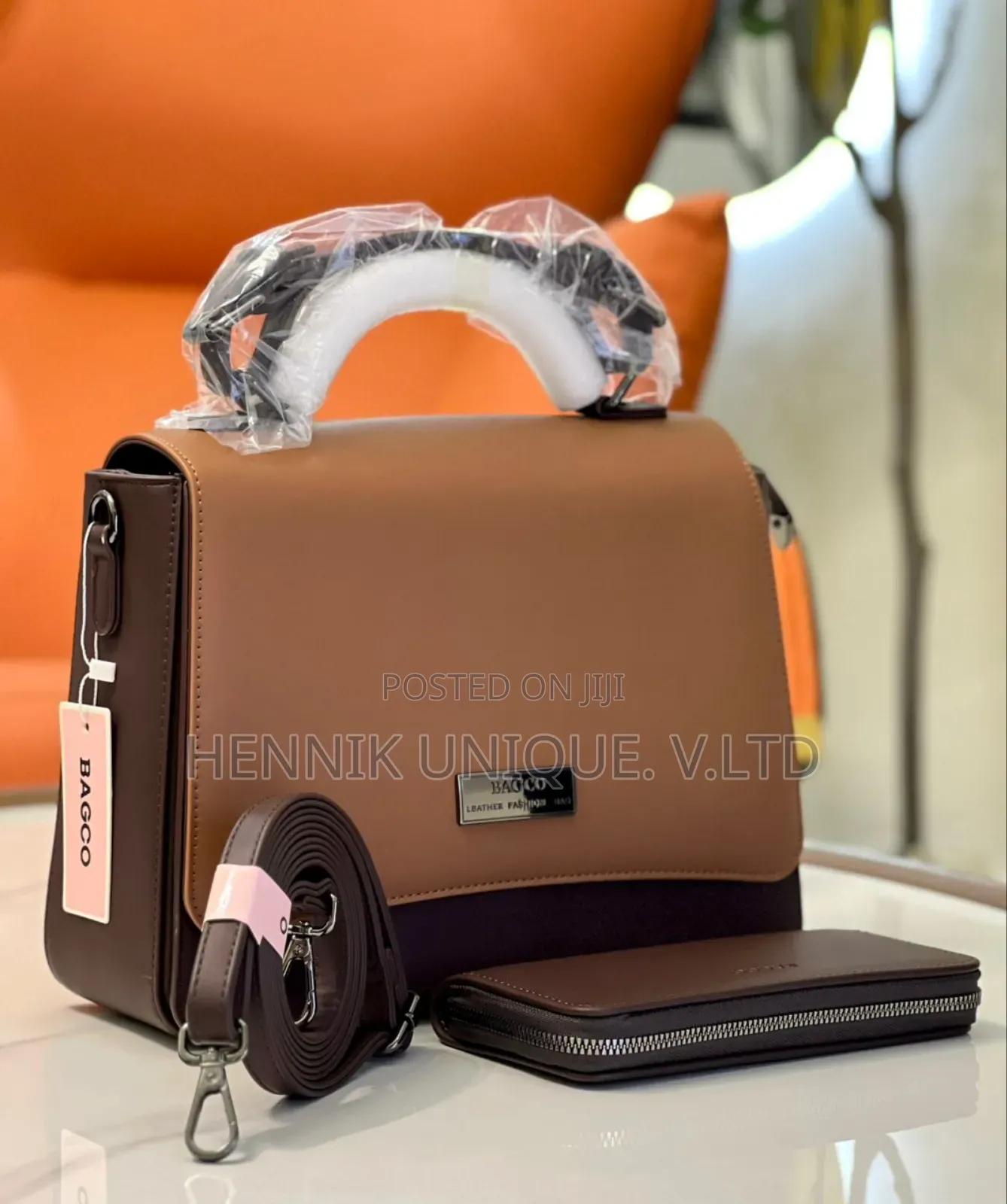 Bagco Leather Handbag