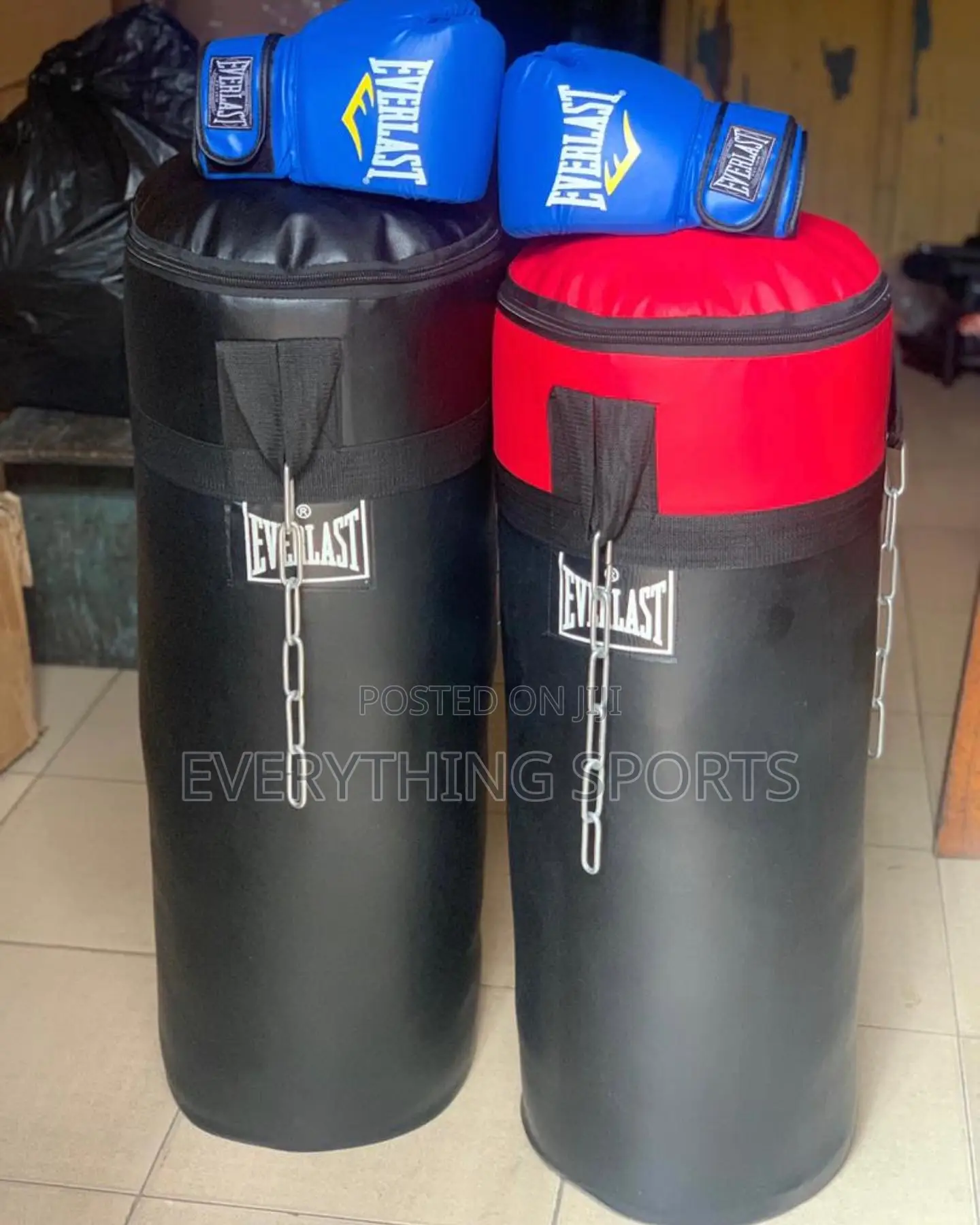 Punching Bag and Glove 