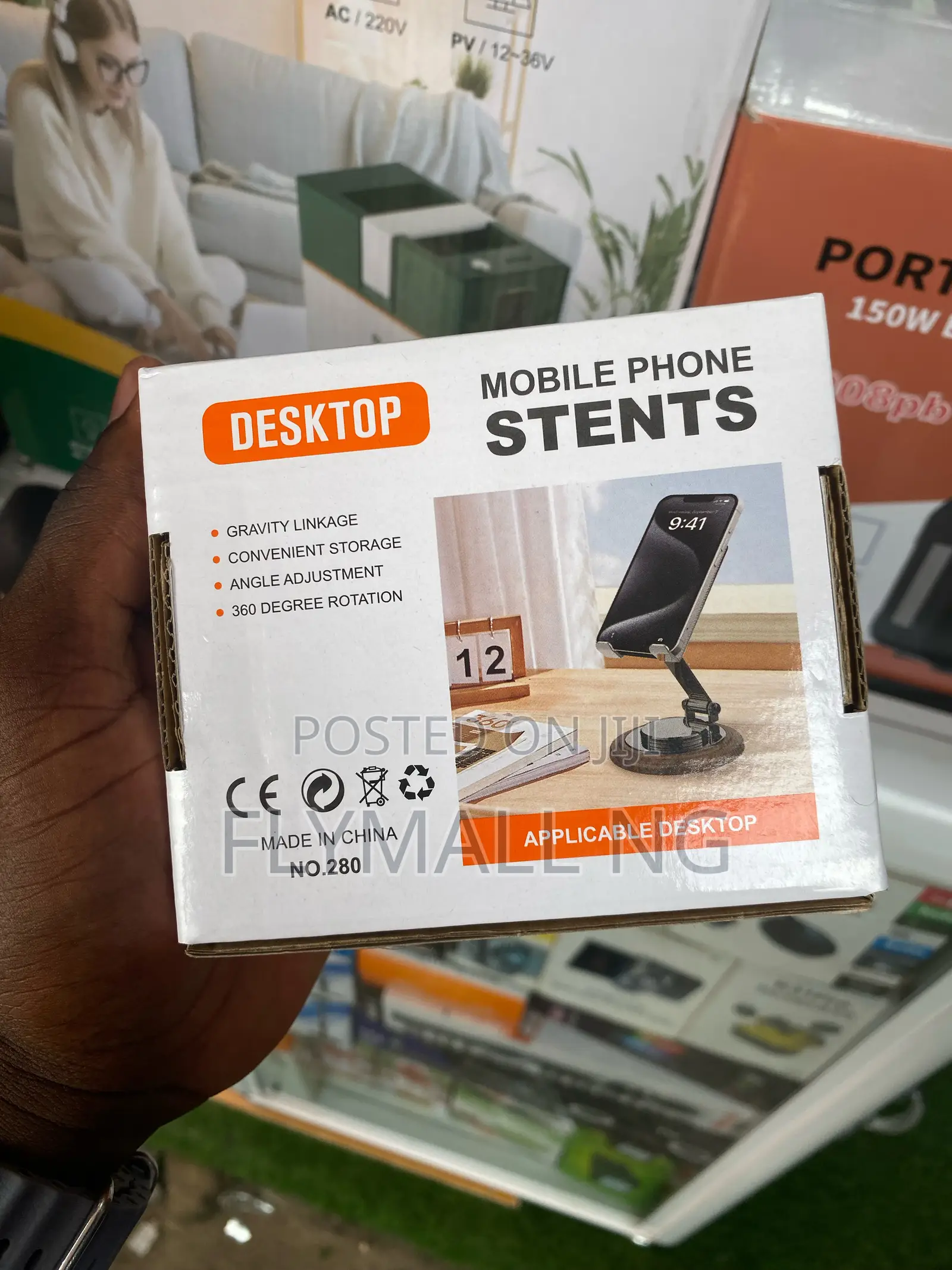 Mobile Phone Stand - Foldable Universal Holder for Smartphones