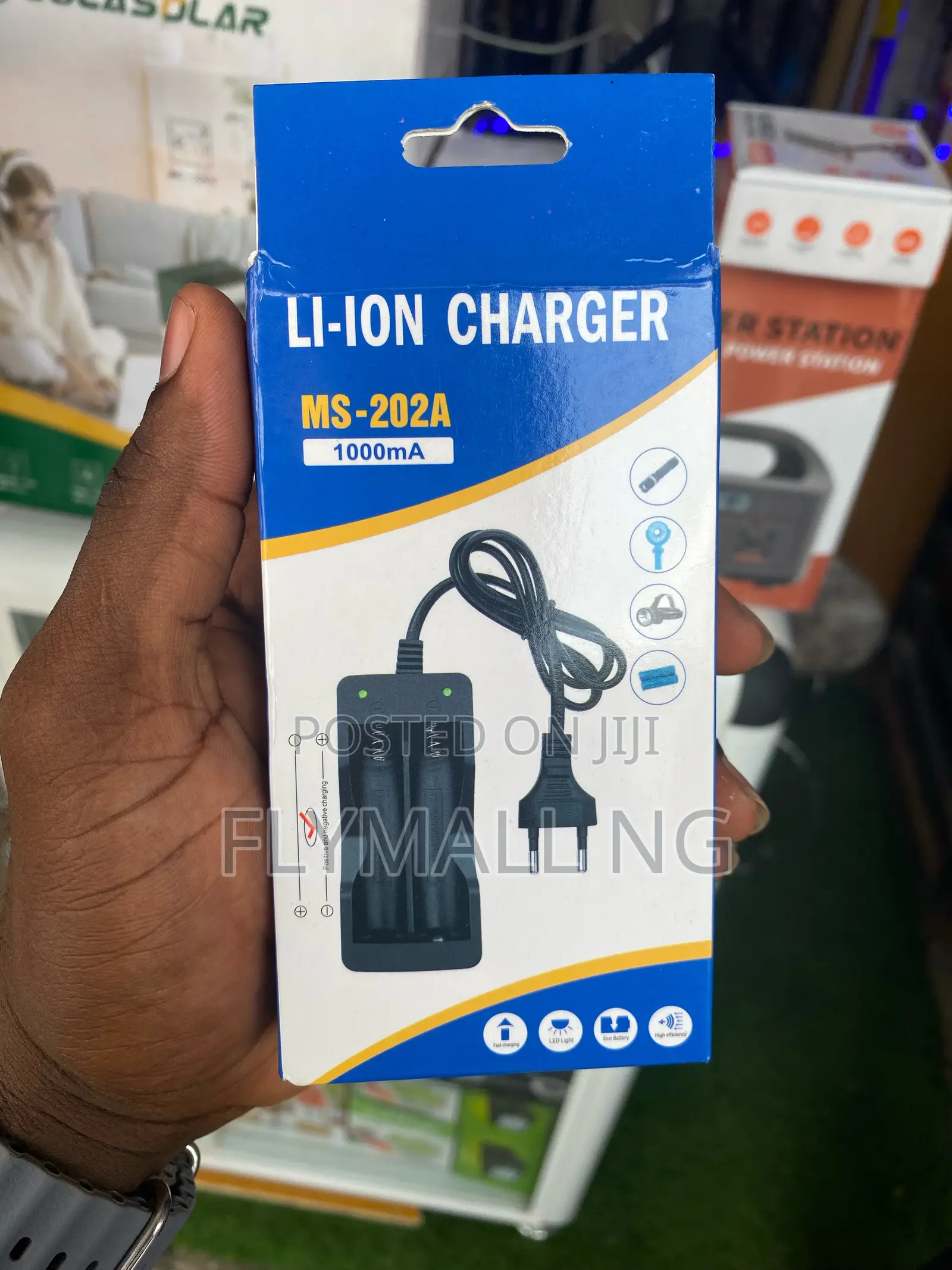 Ms-202a Li-Ion Battery Charger for 18650-Type Rechargeable Batteries