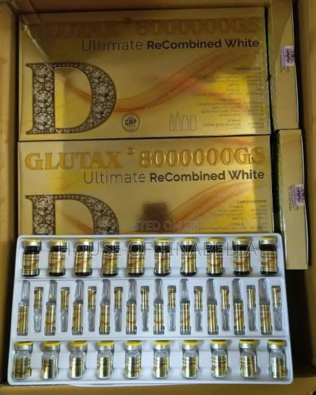 Glutax 8000000gs Golden Ultimate Recombined White Uva Uvb Protection