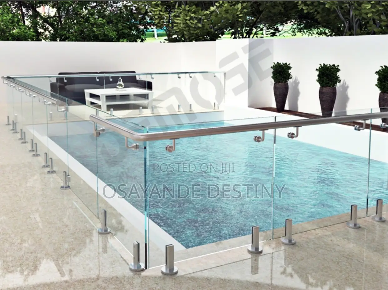 Plain Glass Handrails