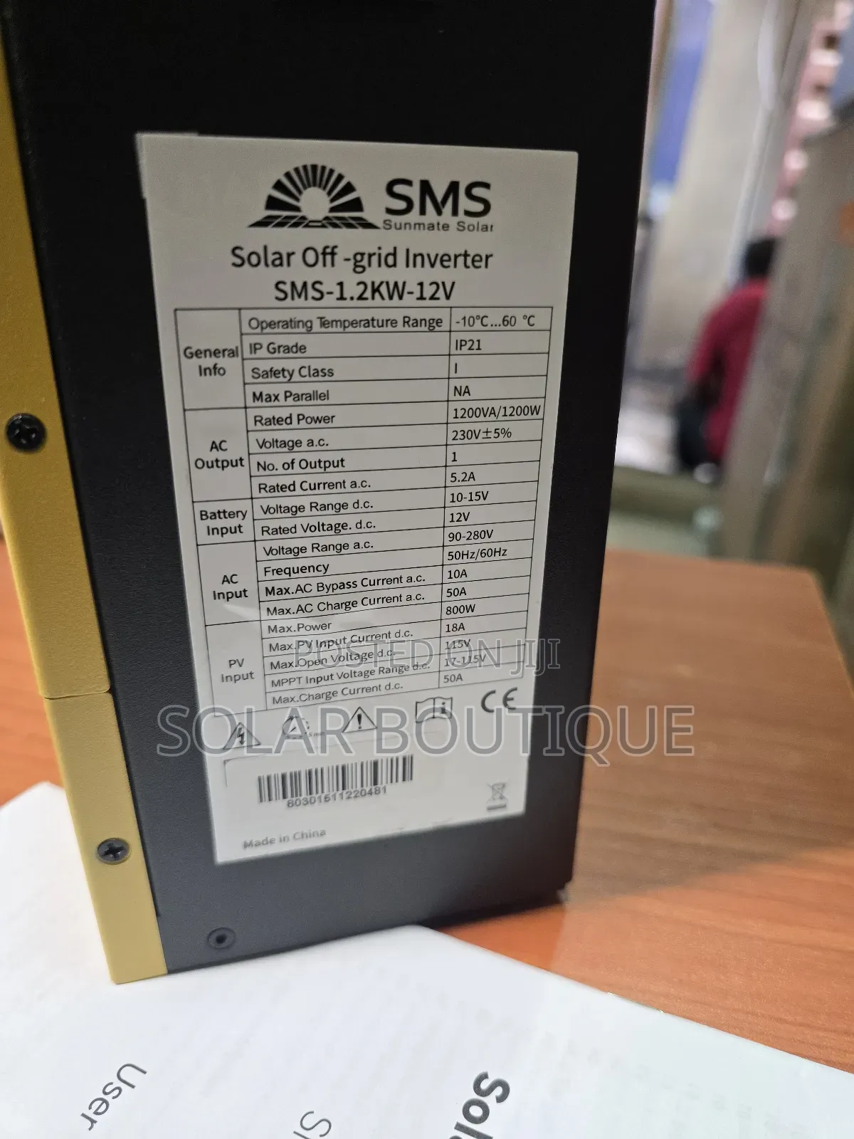 1.2kva Hybrid SMS Inverter