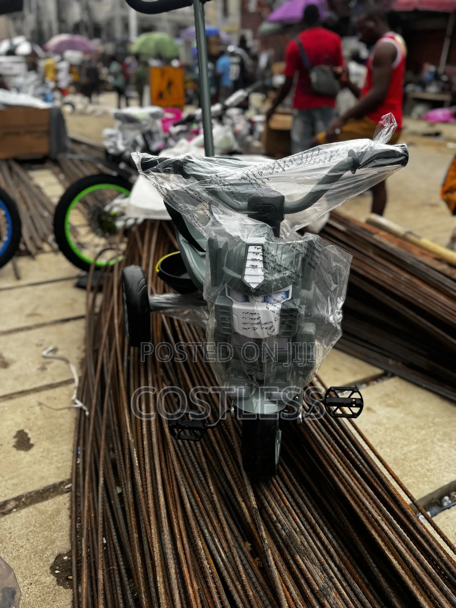 Children Tricycle With Optional Controller for Parent