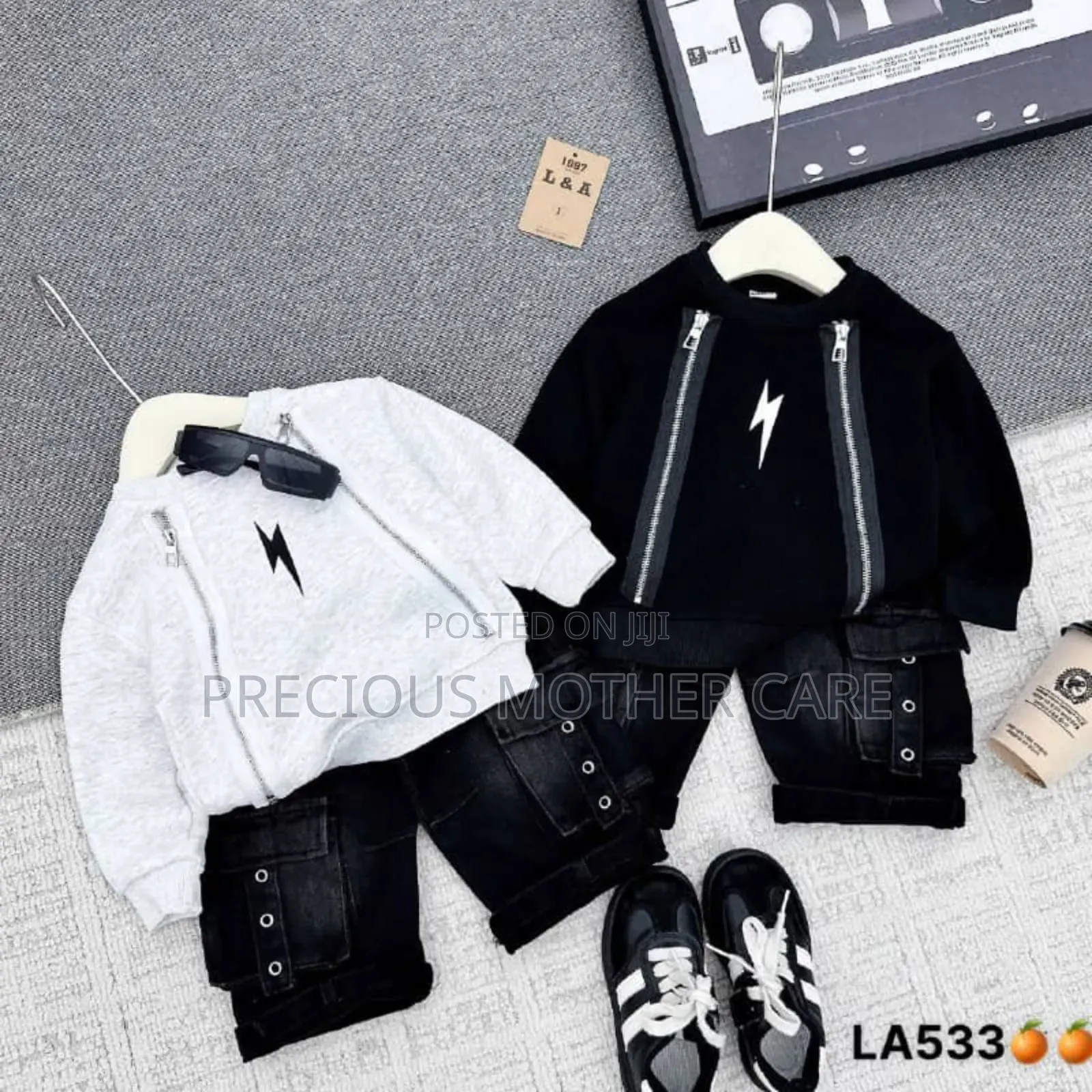 Quality Loxirious Ash Color Top and Bargin Cargo Jeans