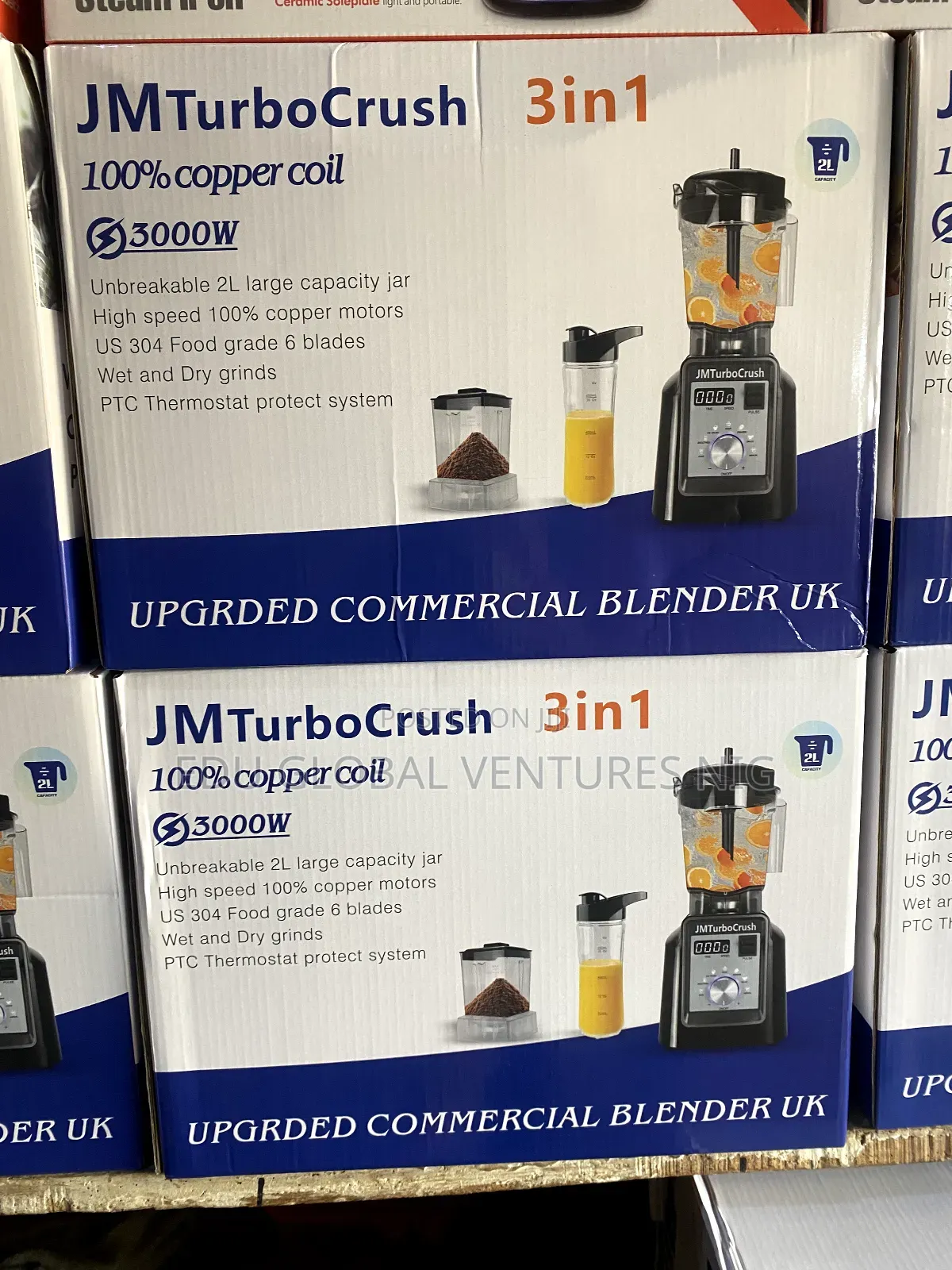 Jm Turbo Mix 3 in 1 Commercial Blender. Hs-209c. 3000watts.