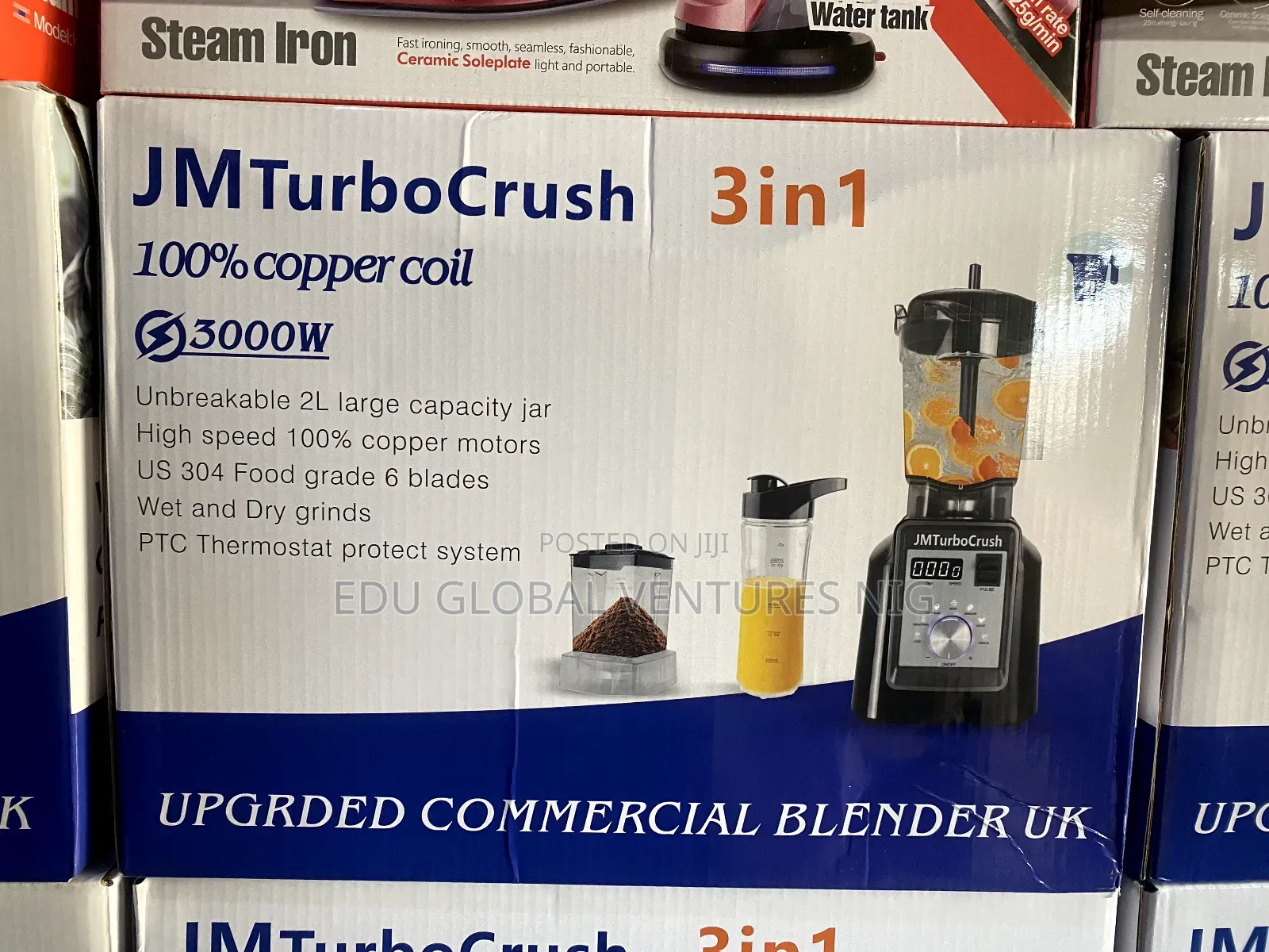 Jm Turbo Mix 3 in 1 Commercial Blender. Hs-209c. 3000watts.