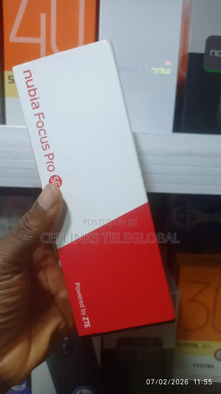 New ZTE nubia Focus Pro 256 GB Black