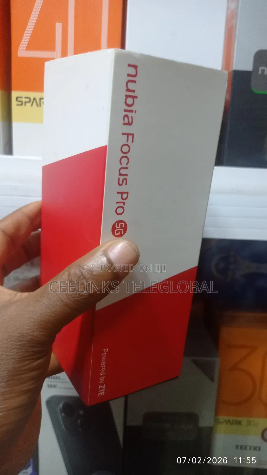 New ZTE nubia Focus Pro 256 GB Black