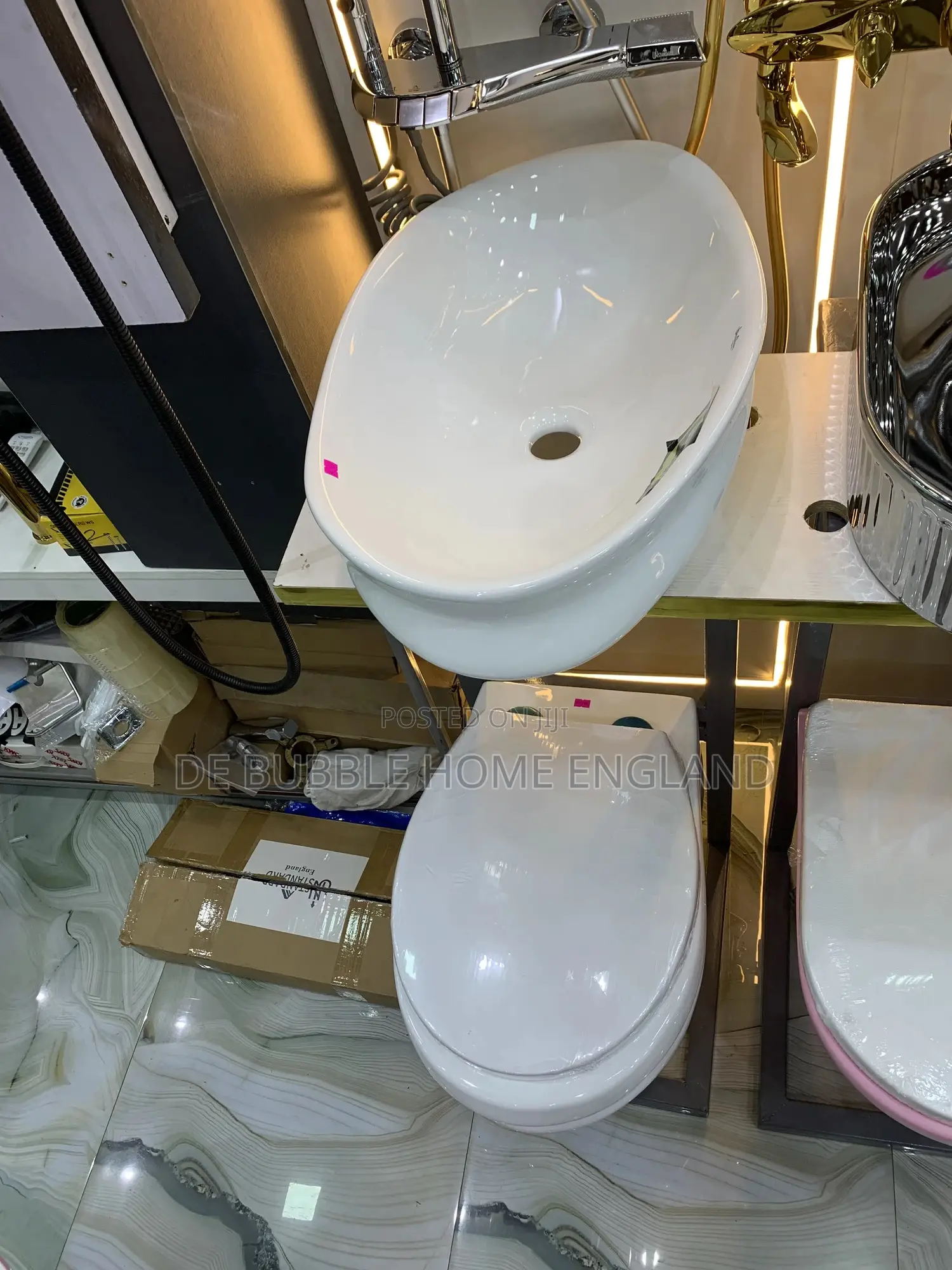 Luxury Water Closet White Set