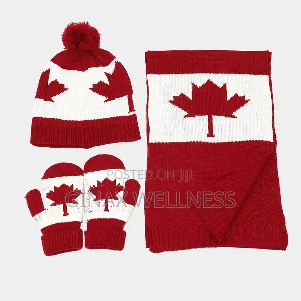 3-in-1 Knitted Winter Hat, Scarf and Gloves Set for Men and Women