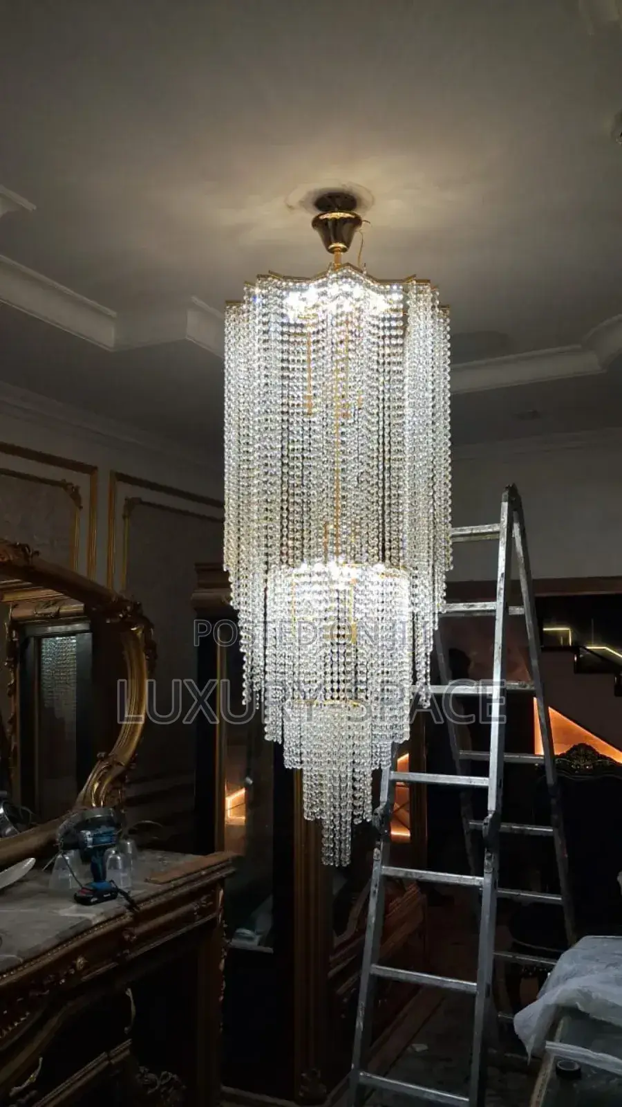 Unique Luxury Bedded Dropping Chandeliers 5ft