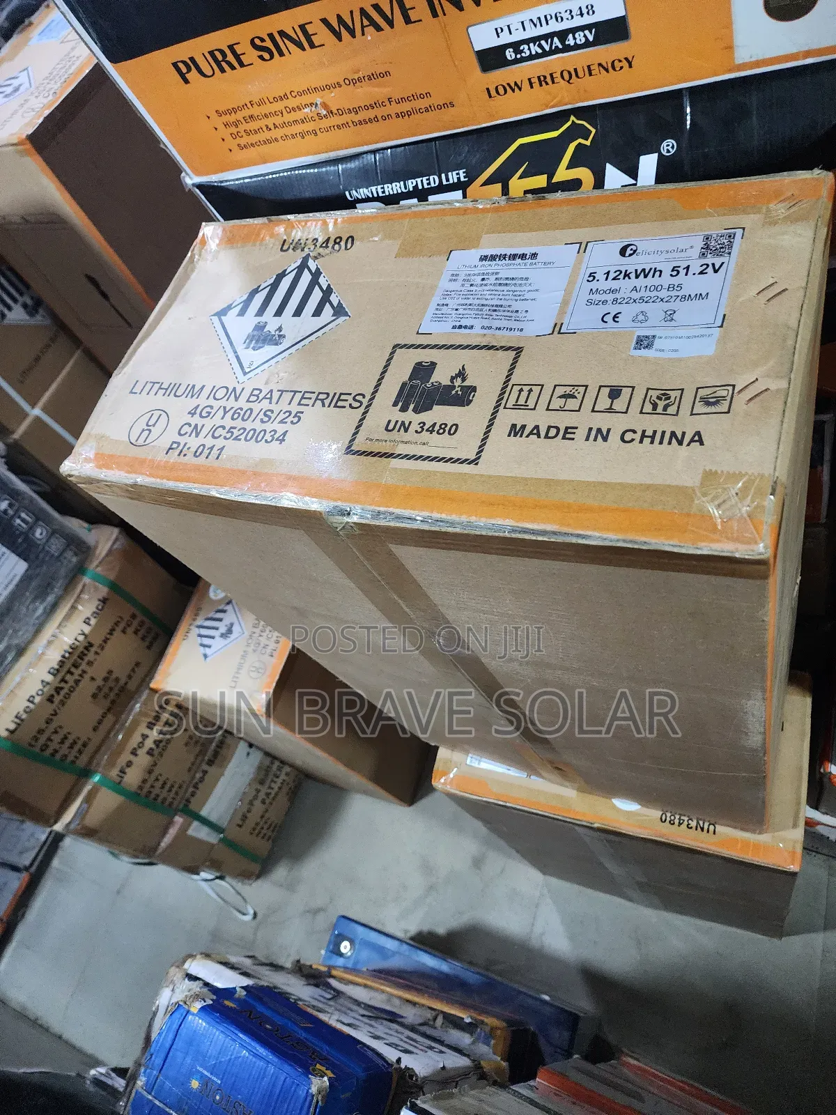 5.12kwh 51.2v Felicity Lithium Battery Available Stock