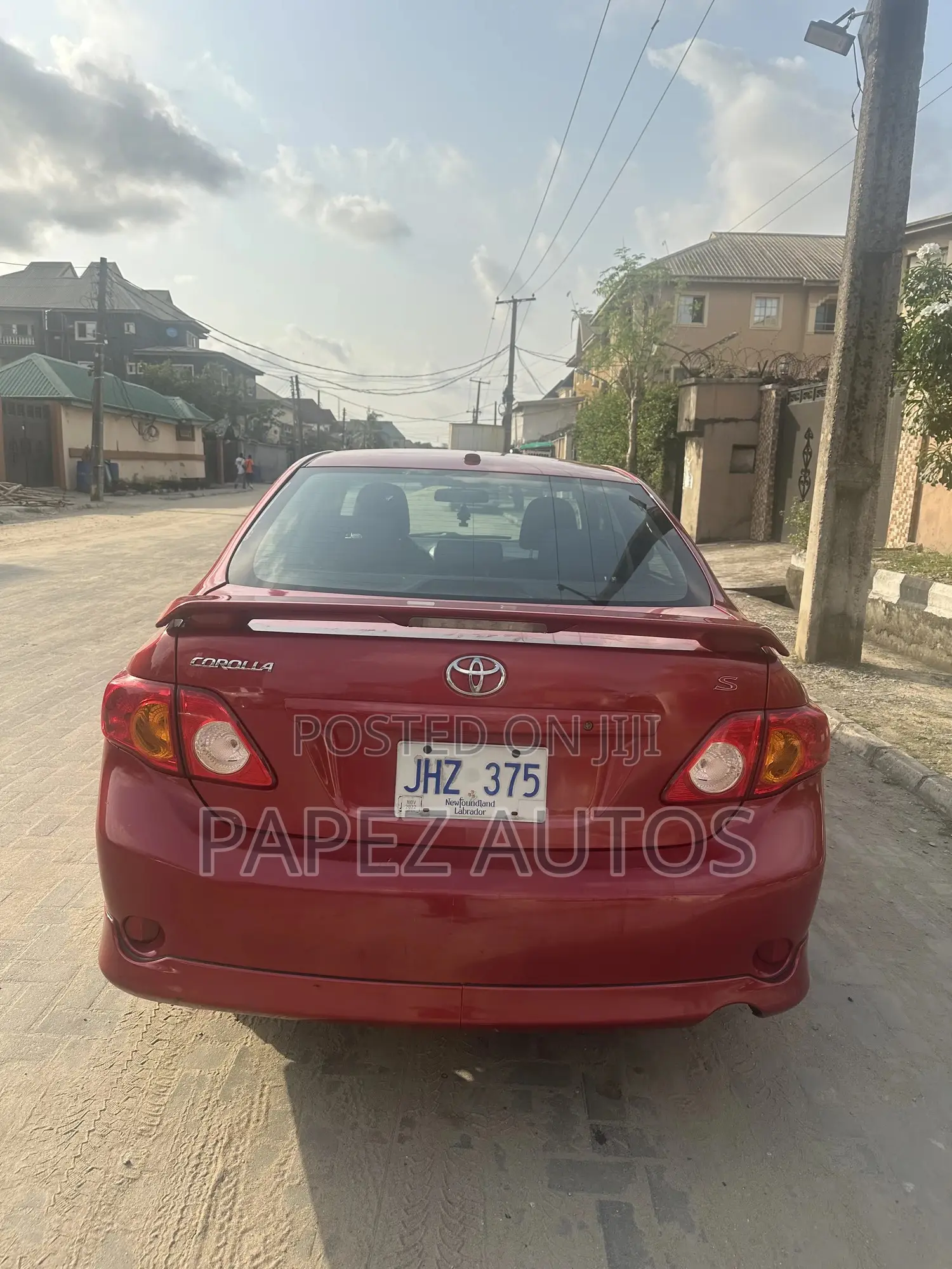 Toyota Corolla S 4dr Sedan (1.8L 4cyl 4A) 2010 Red