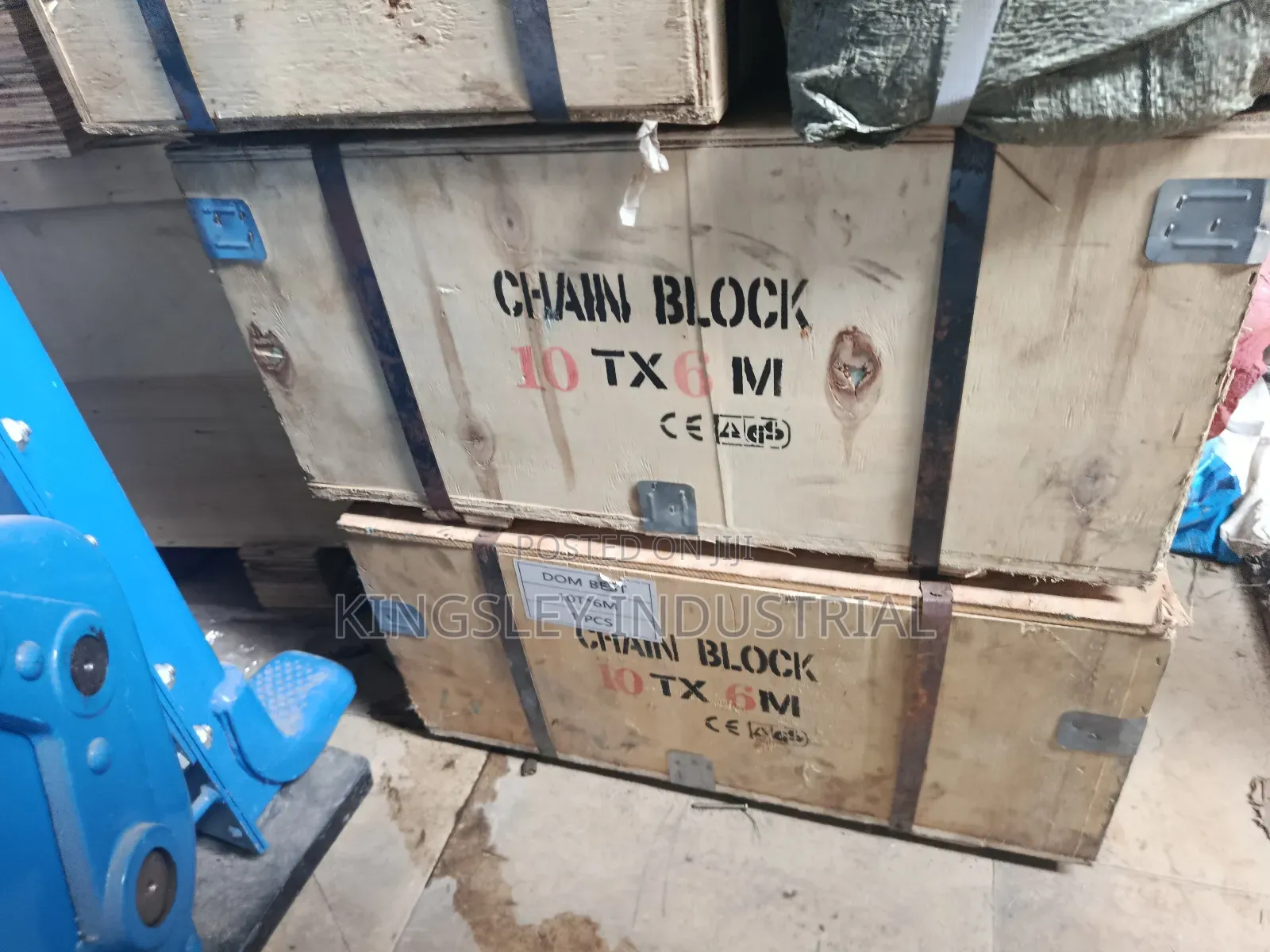 Manuel Chain  Block 10tons by 6meters