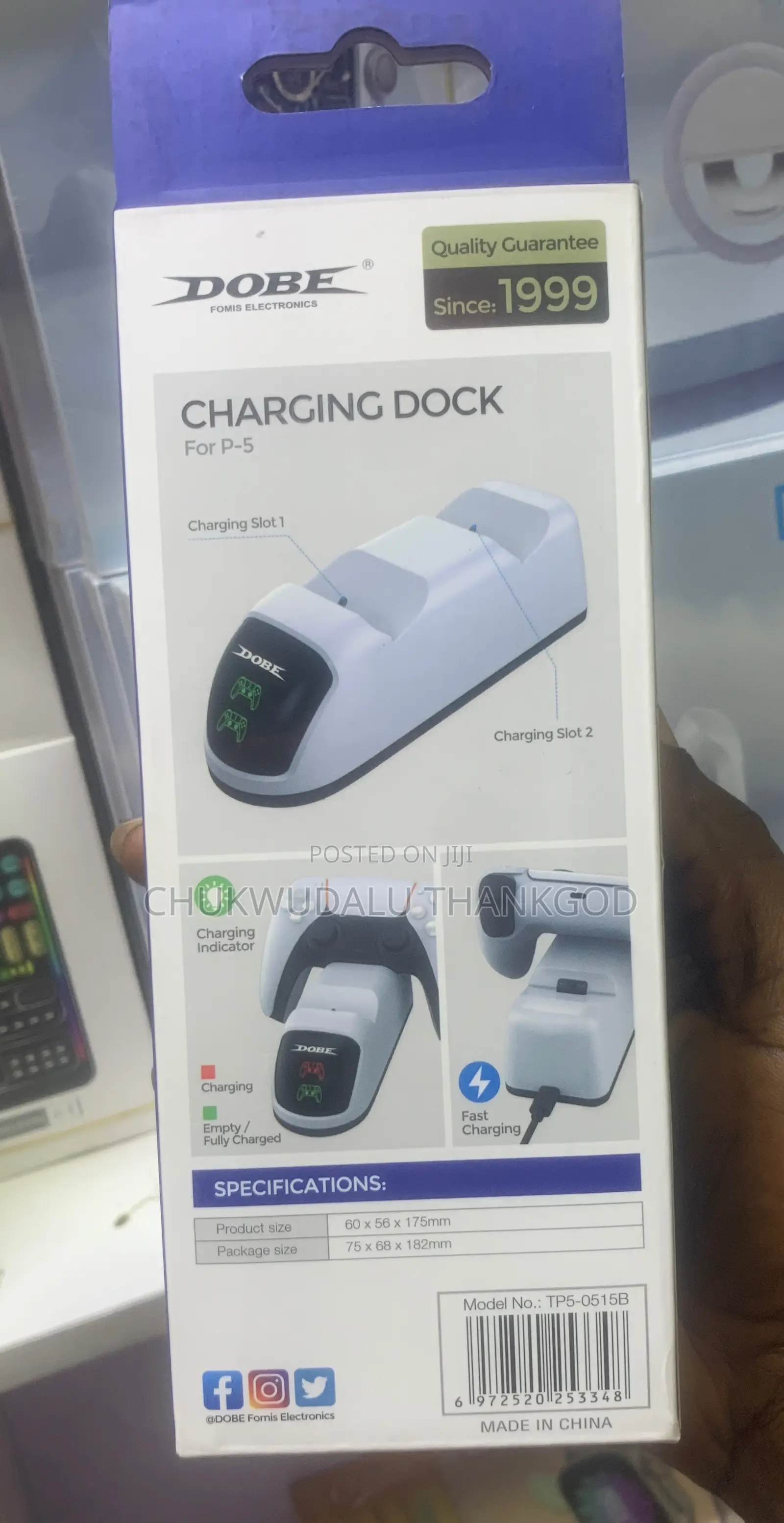 Charging Dock for Ps5 Controller,Game Pad