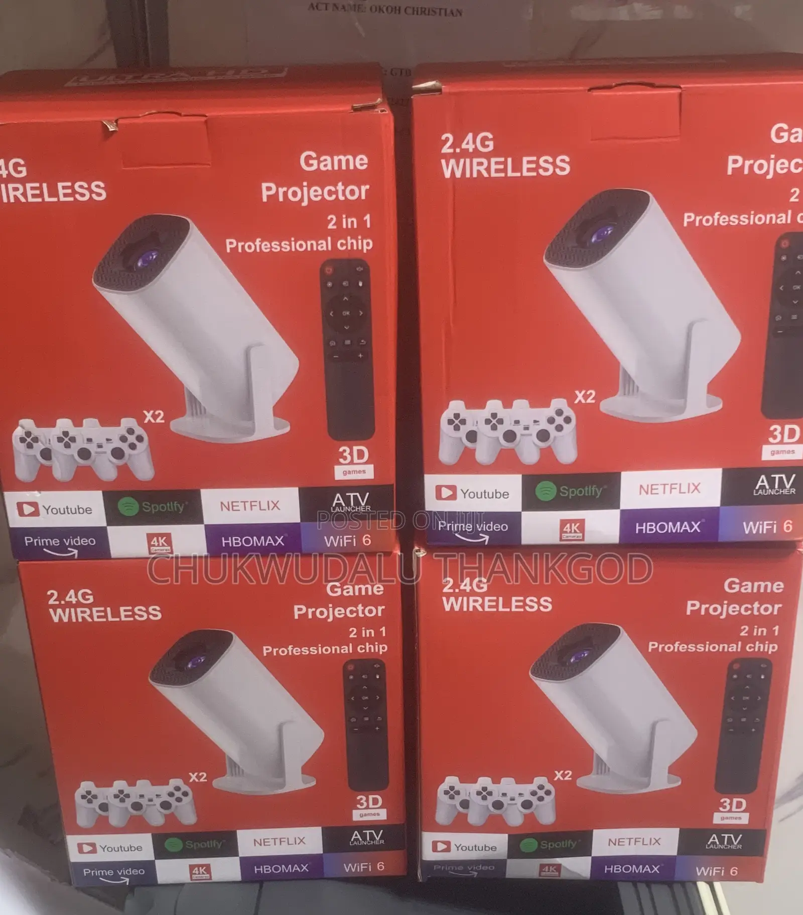 Game Projector and Game 2in1 Professional Chip