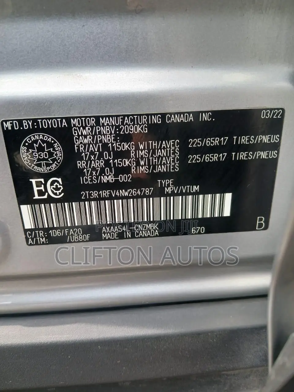Toyota RAV4 XLE 2022 Gray