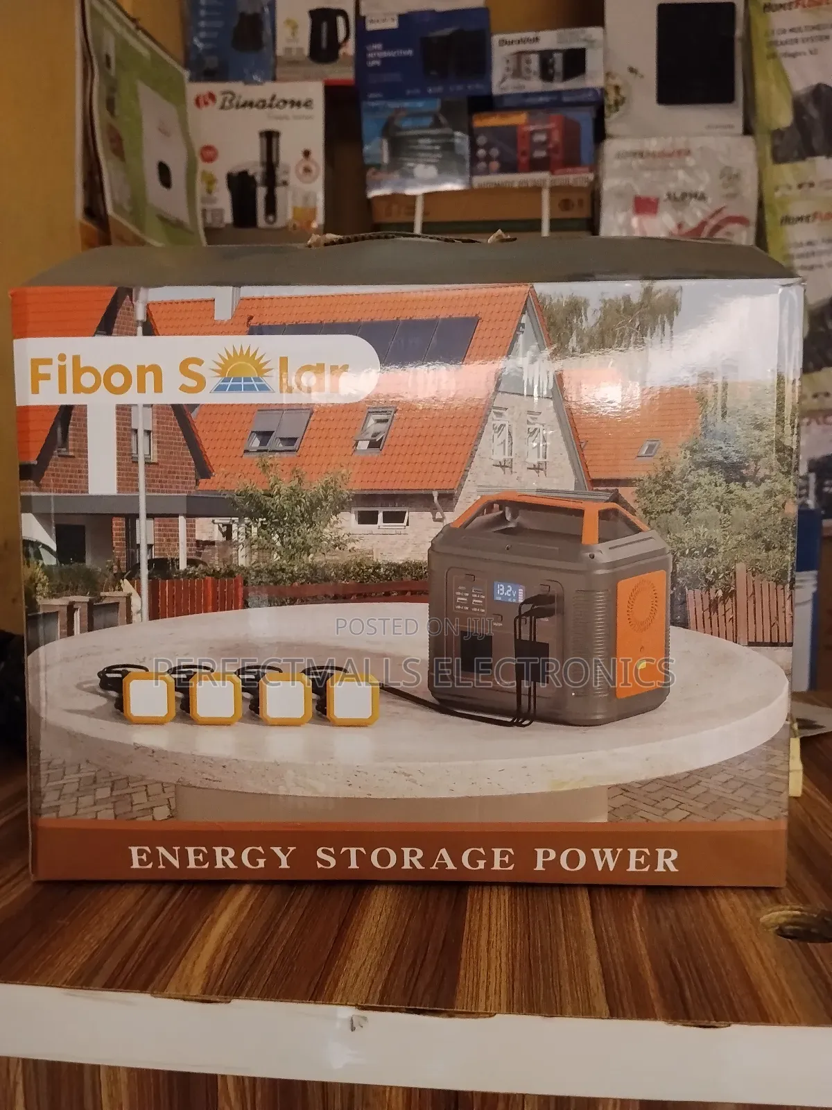 Fibon 550w Power Station With Panel