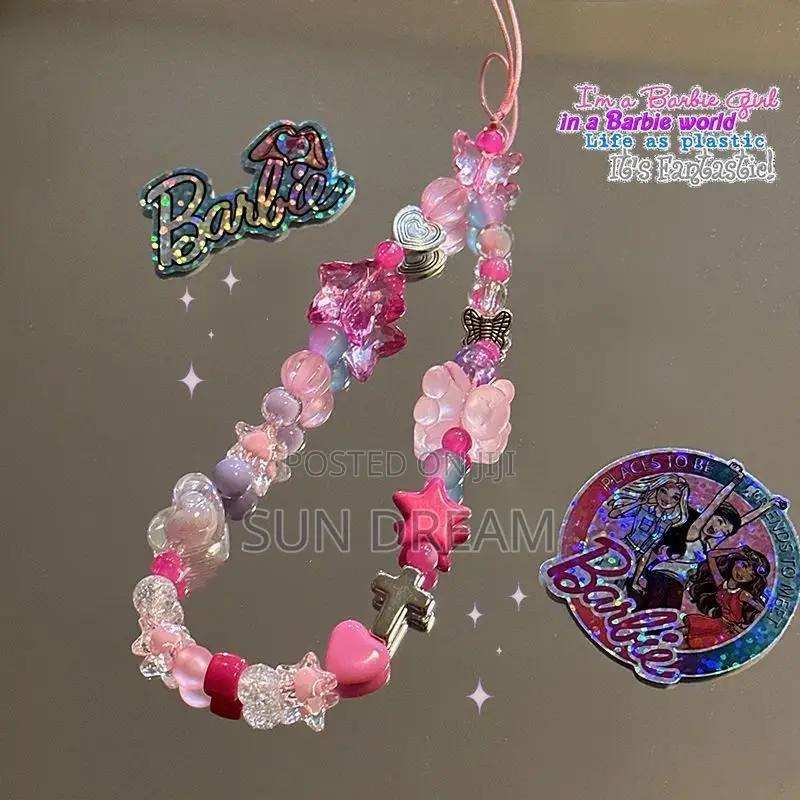 Y2k Phone Chain Pin Beads Bag Accessories